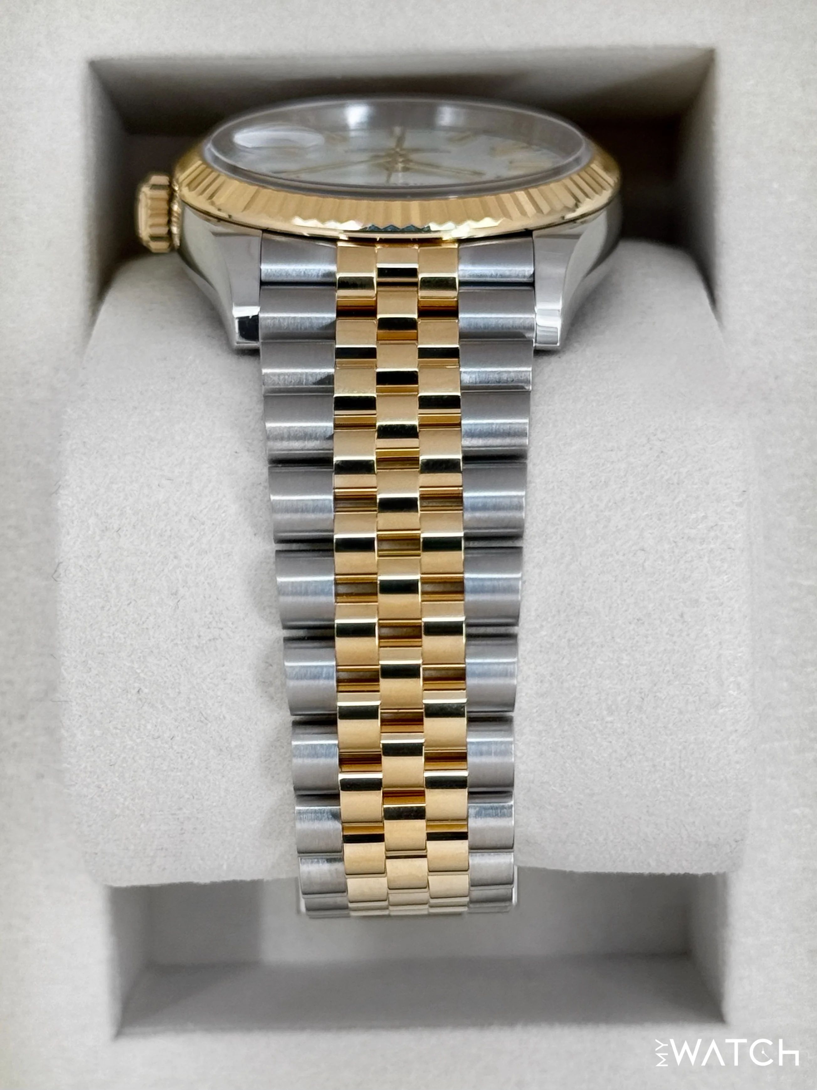 NEW 2025 Rolex Datejust 36mm 126233 Two-Tone Jubilee White Dial (STICKERED) - Image 4