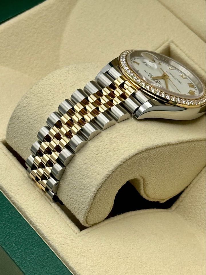 NEW 2025 Rolex Datejust 36mm 126283RBR Two-Tone Jubilee Diamond Bezel - Image 6