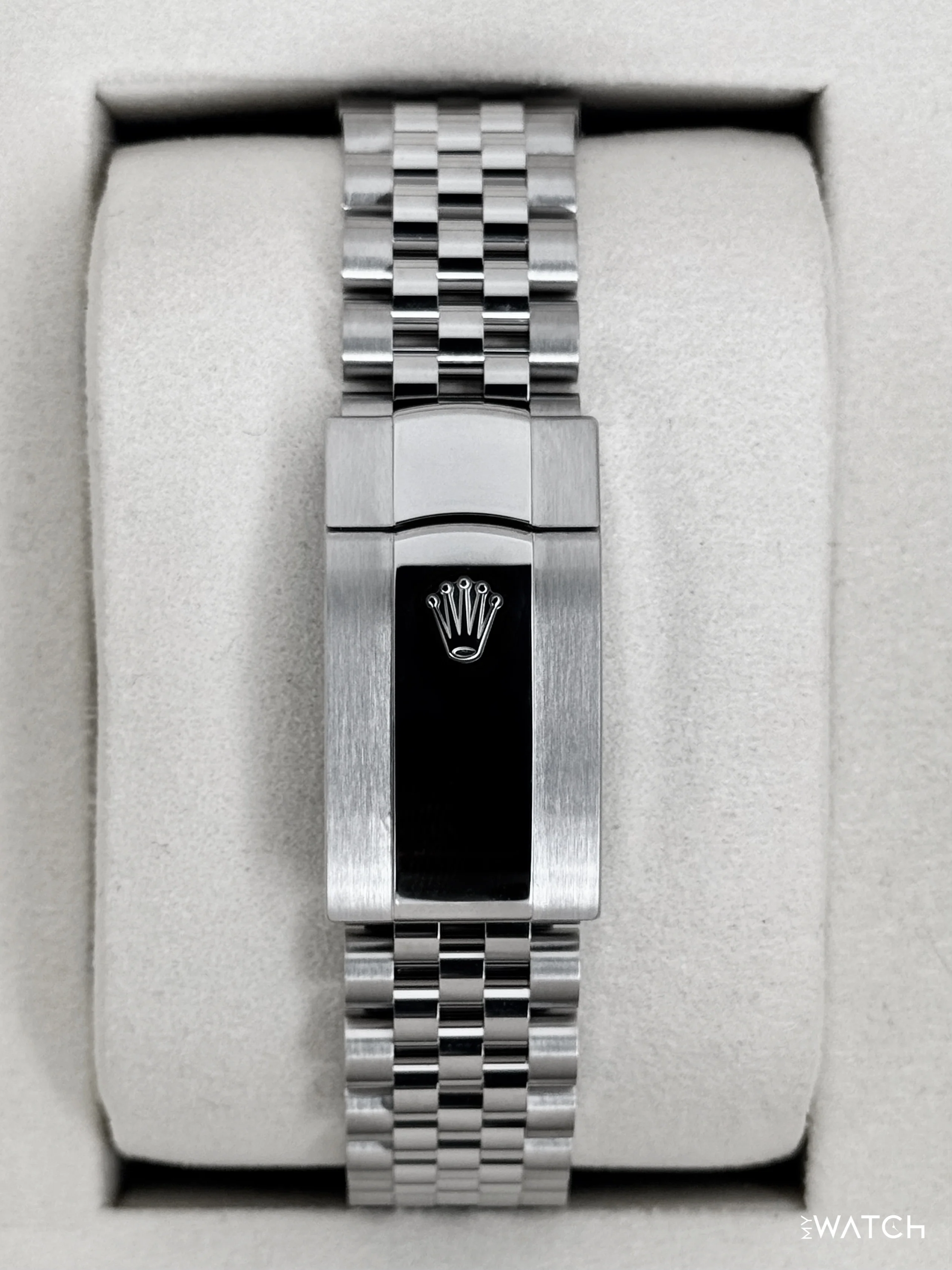 NEW 2025 Rolex Datejust 41mm 126300 Stainless Steel Jubilee Black Dial - Image 2