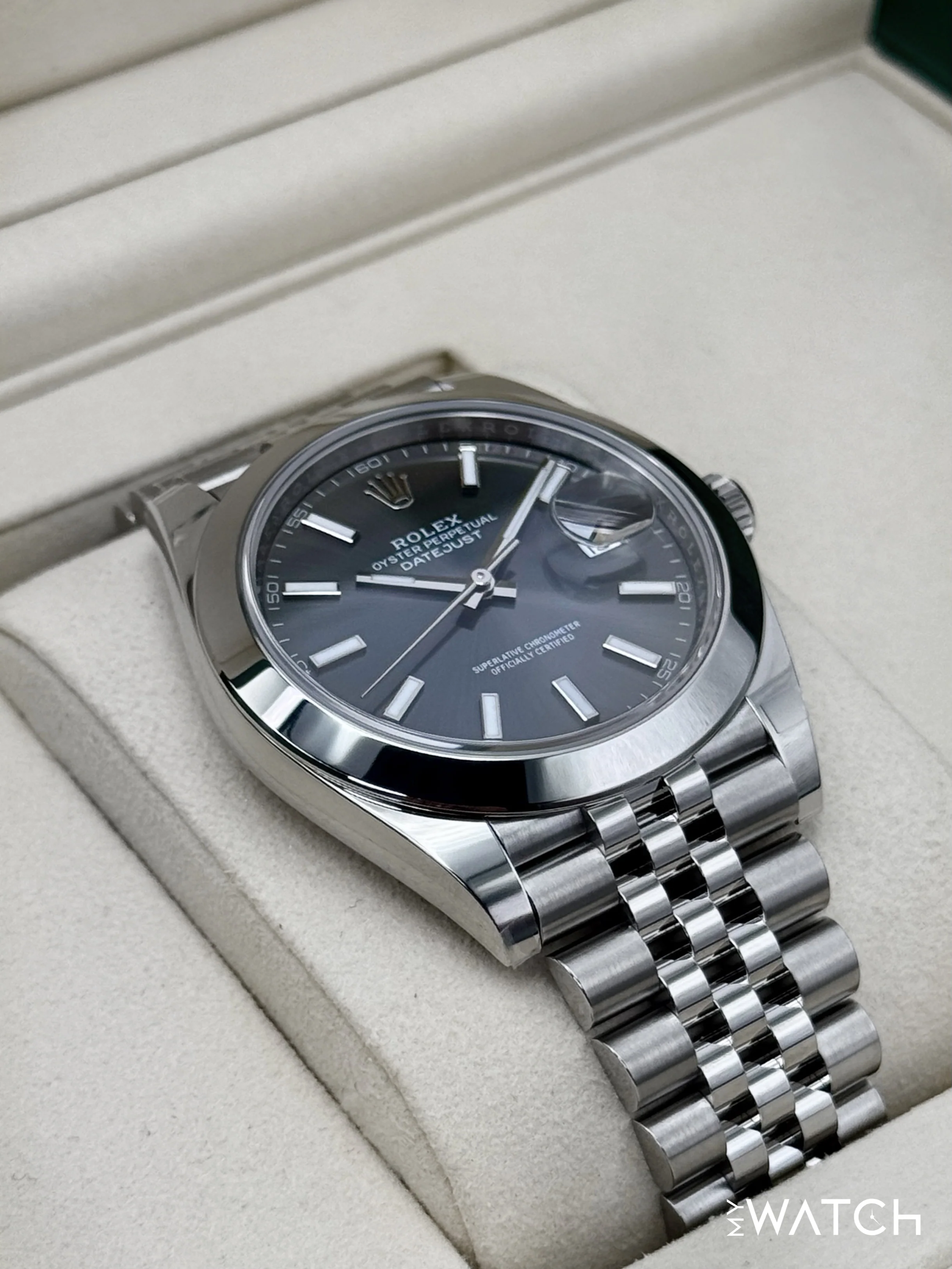 NEW 2025 Rolex Datejust 41mm 126300 Stainless Steel Jubilee Rhodium Dial - Image 6