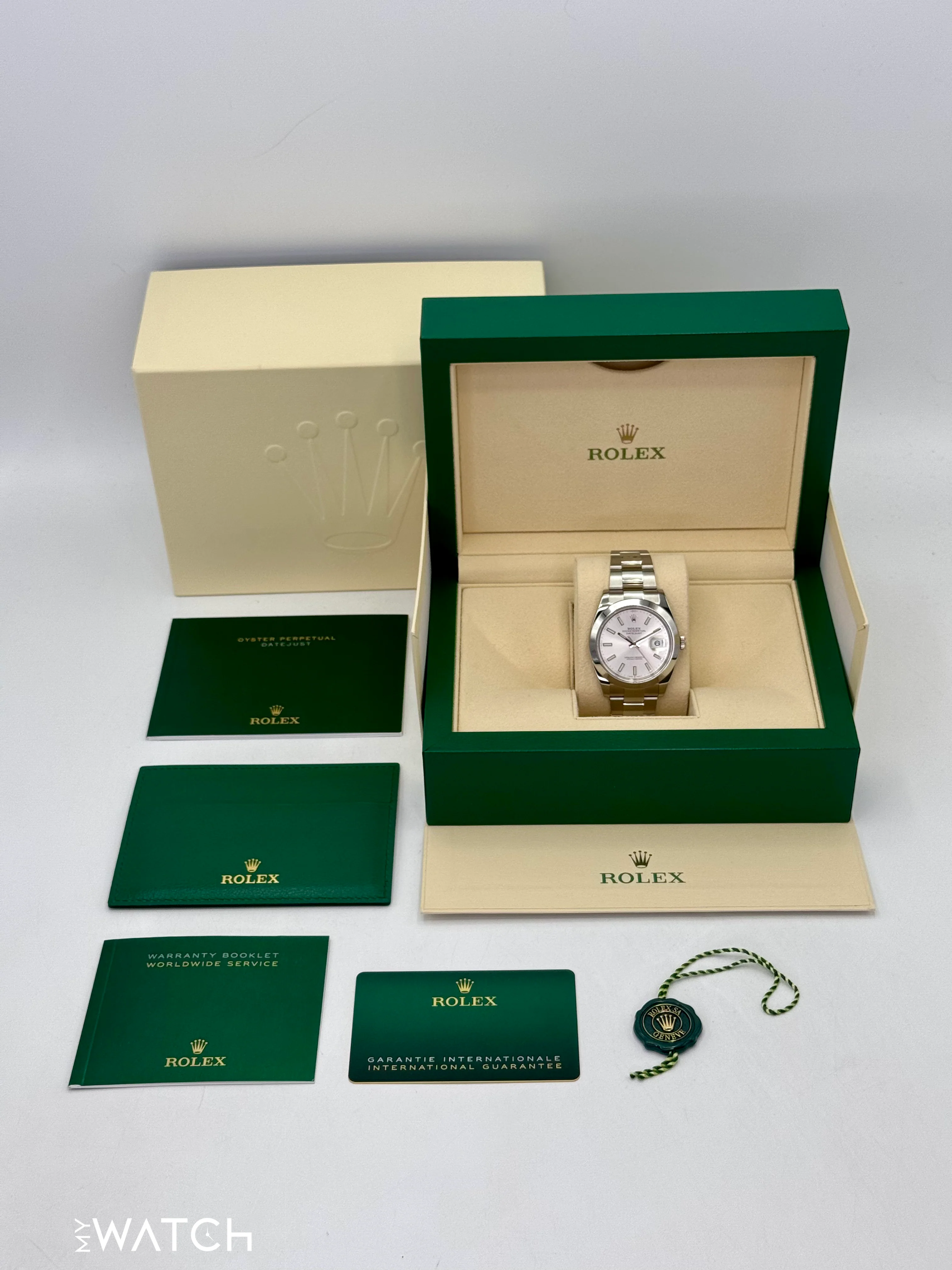 NEW 2025 Rolex Datejust 41mm 126300 Stainless Steel Oyster Silver Dial - Image 7