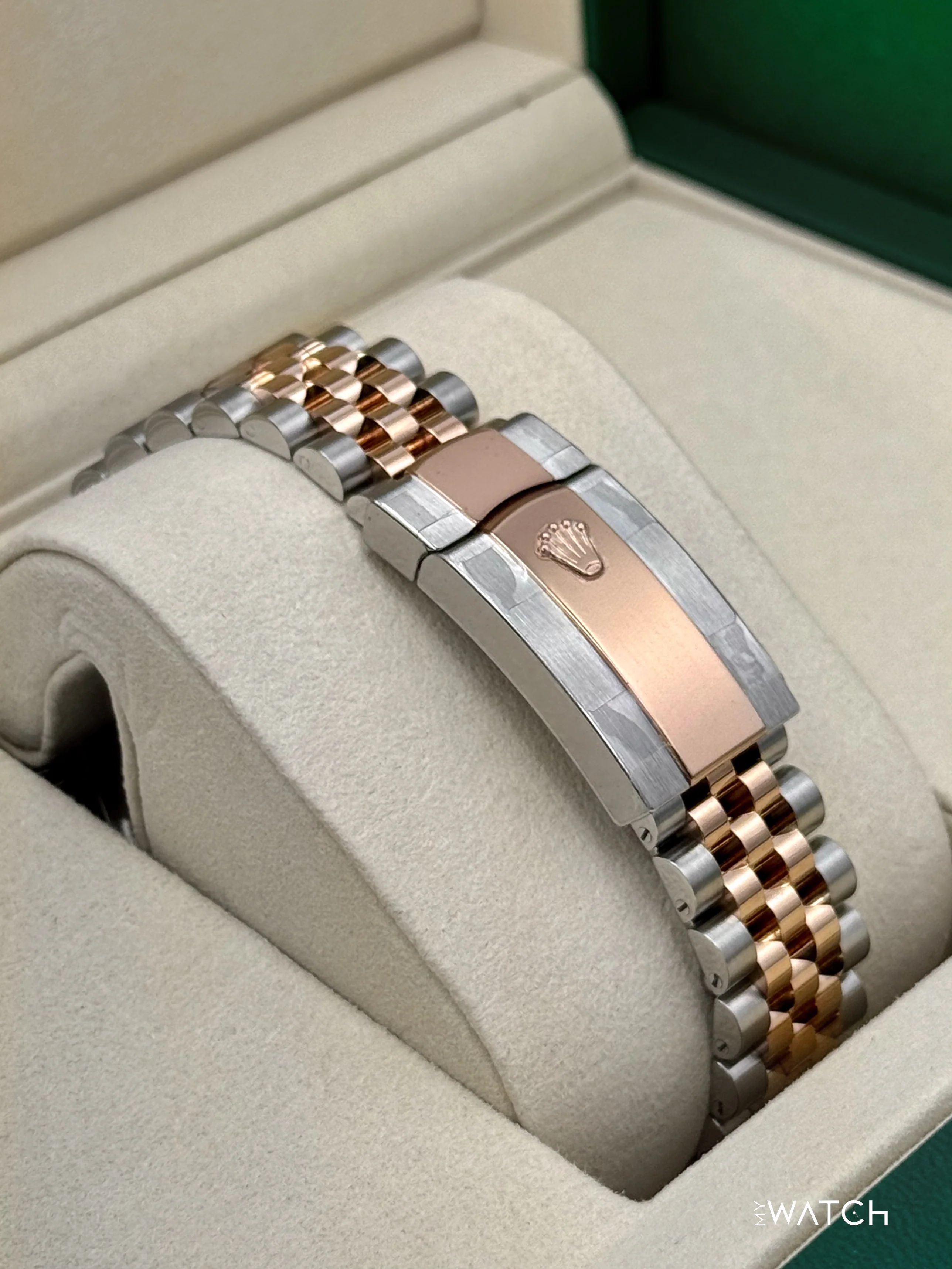 NEW 2025 Rolex Datejust 41mm 126331 Two-Tone Rose Gold Chocolate Dial (STICKERED) - Image 2