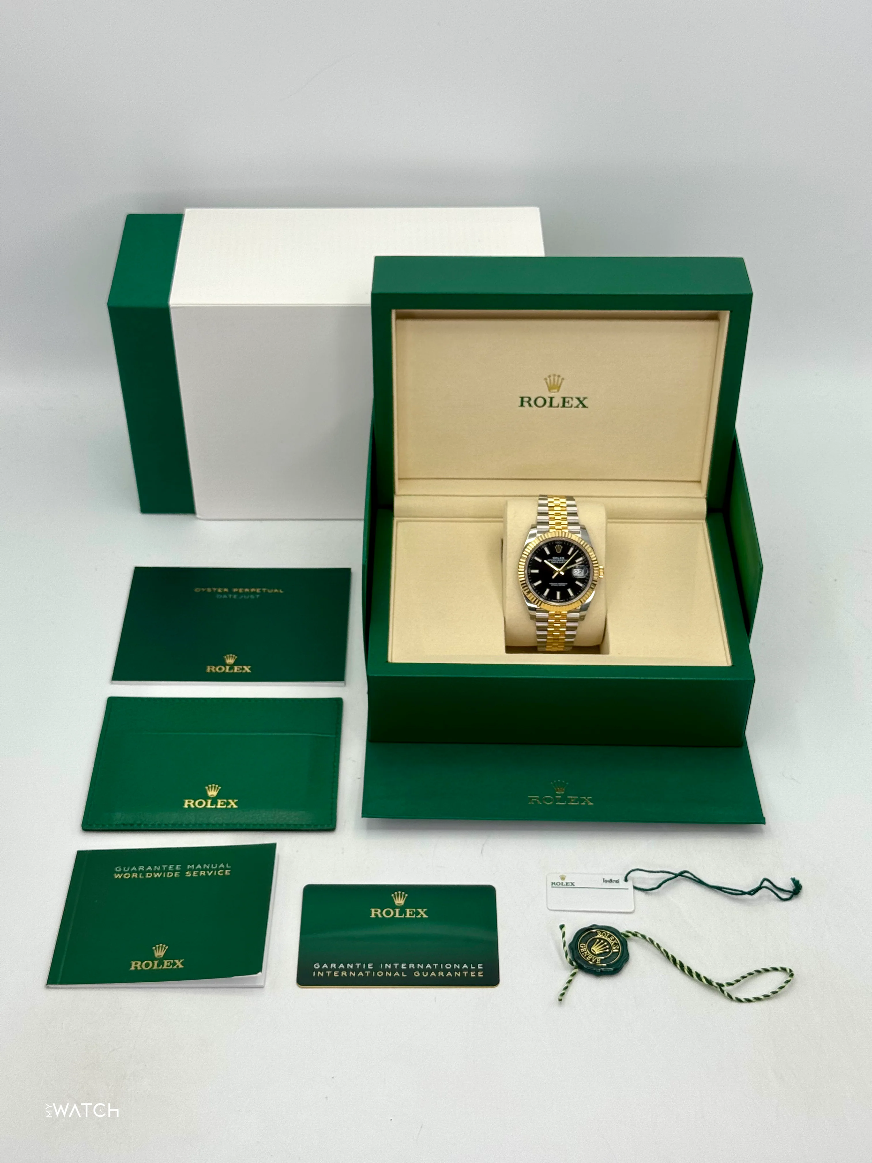 NEW 2025 Rolex Datejust 41mm 126333 Two-Tone Jubilee Black Dial (STICKERED) - Image 10