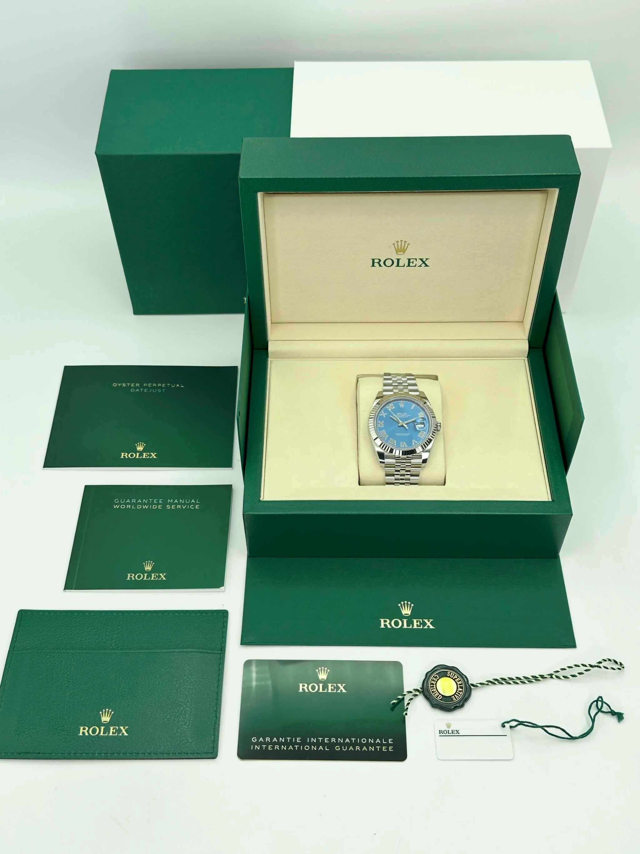 NEW 2025 Rolex Datejust 41mm 126334 Jubilee Azzurro-Blue Dial - Image 10