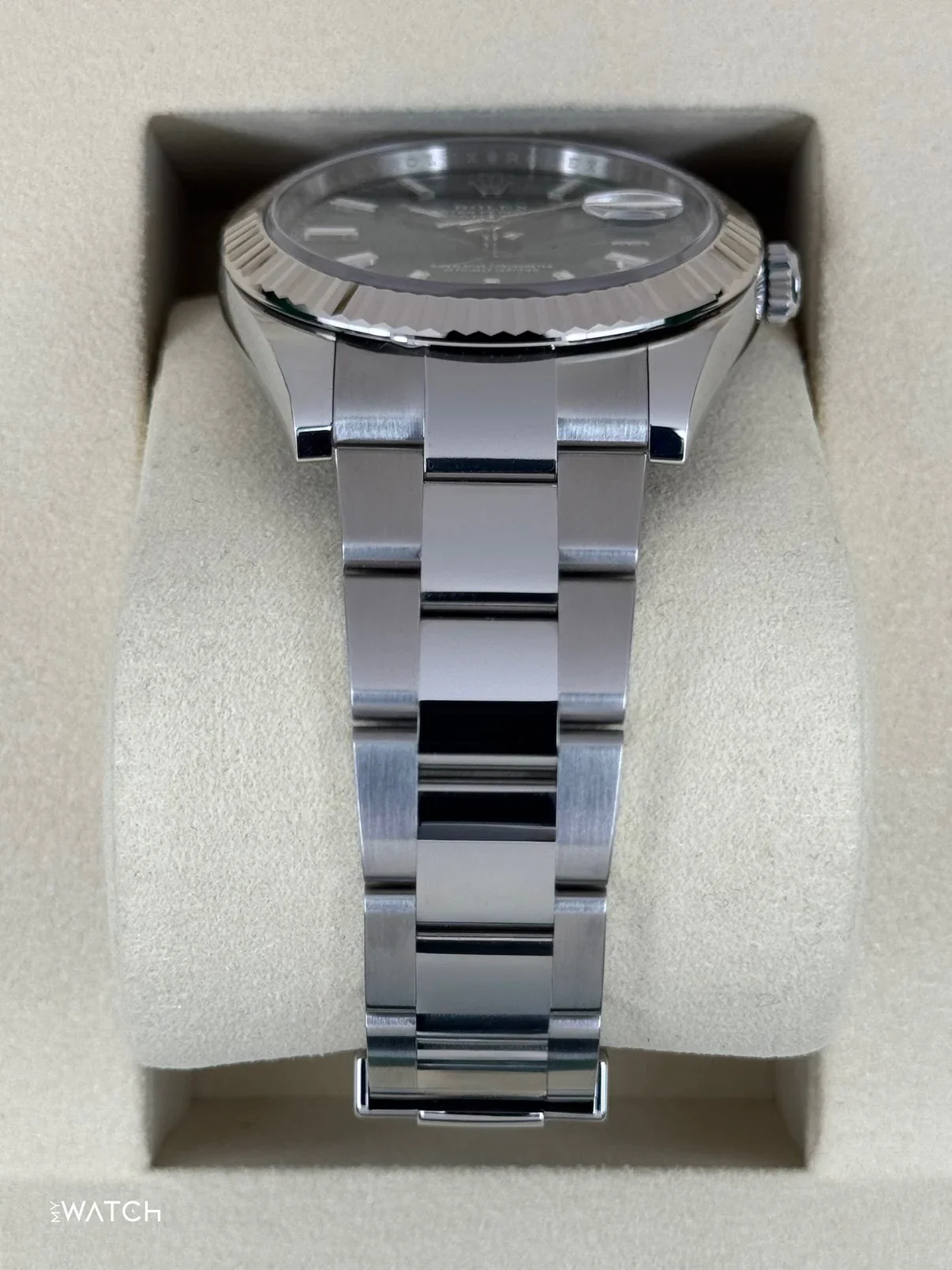 NEW 2025 Rolex Datejust 41mm 126334 Oyster Mint Green Dial - Image 3