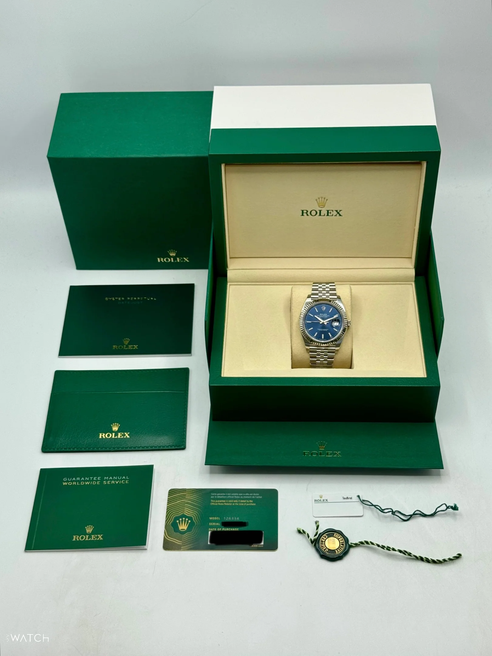 NEW 2025 Rolex Datejust 41mm 126334 Stainless Steel Jubilee Blue Dial - Image 10