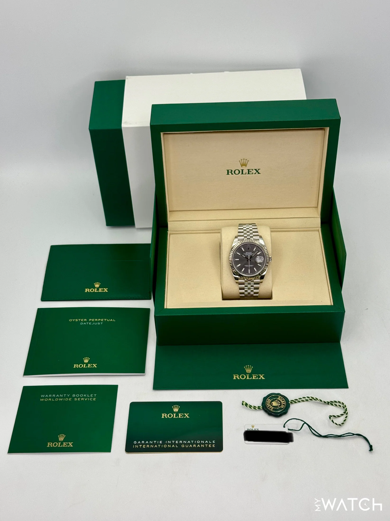 NEW 2025 Rolex Datejust 41mm 126334 Stainless Steel Jubilee Rhodium Dial - Image 10