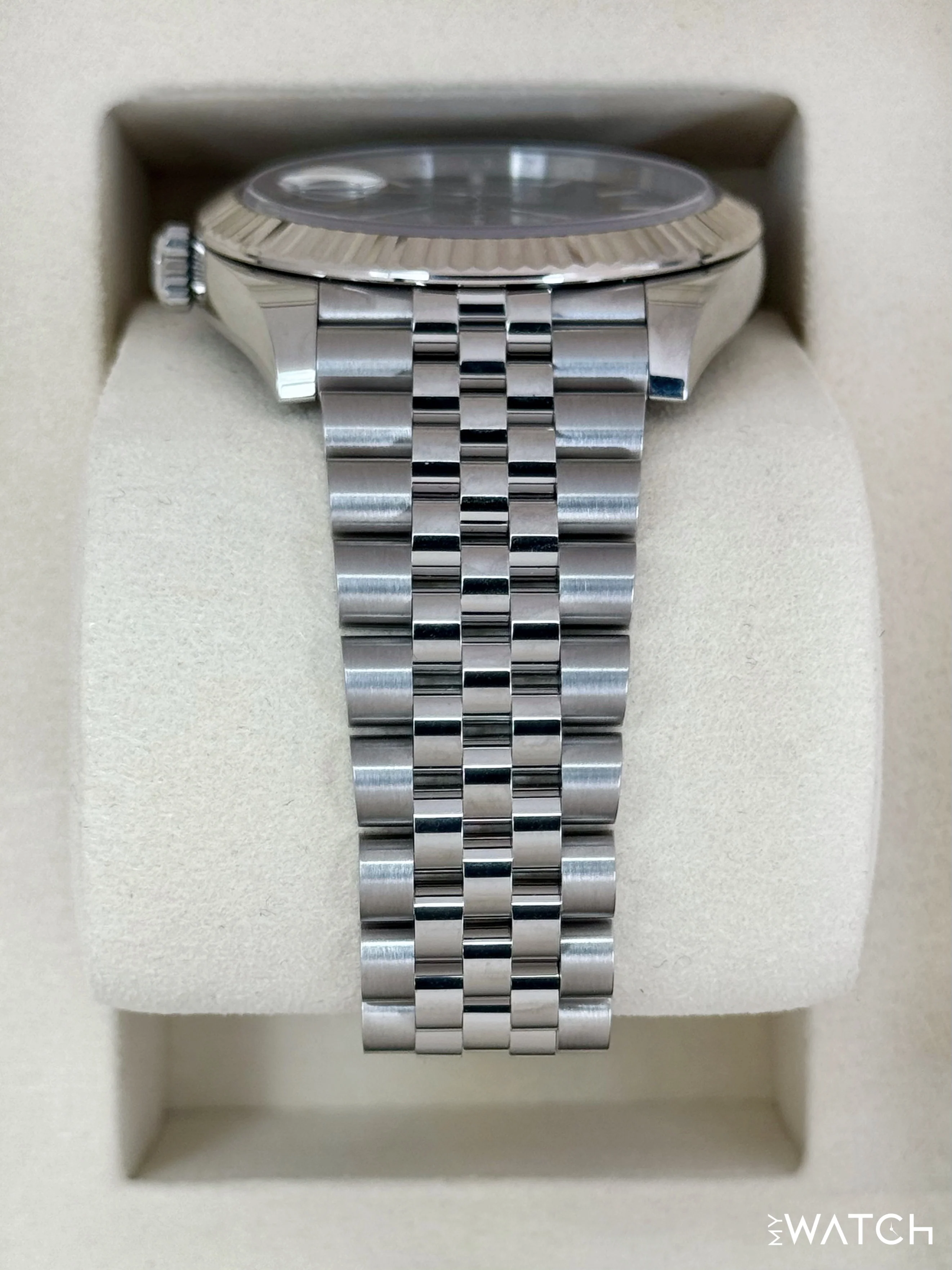 NEW 2025 Rolex Datejust 41mm 126334 Stainless Steel Jubilee Rhodium Dial - Image 4