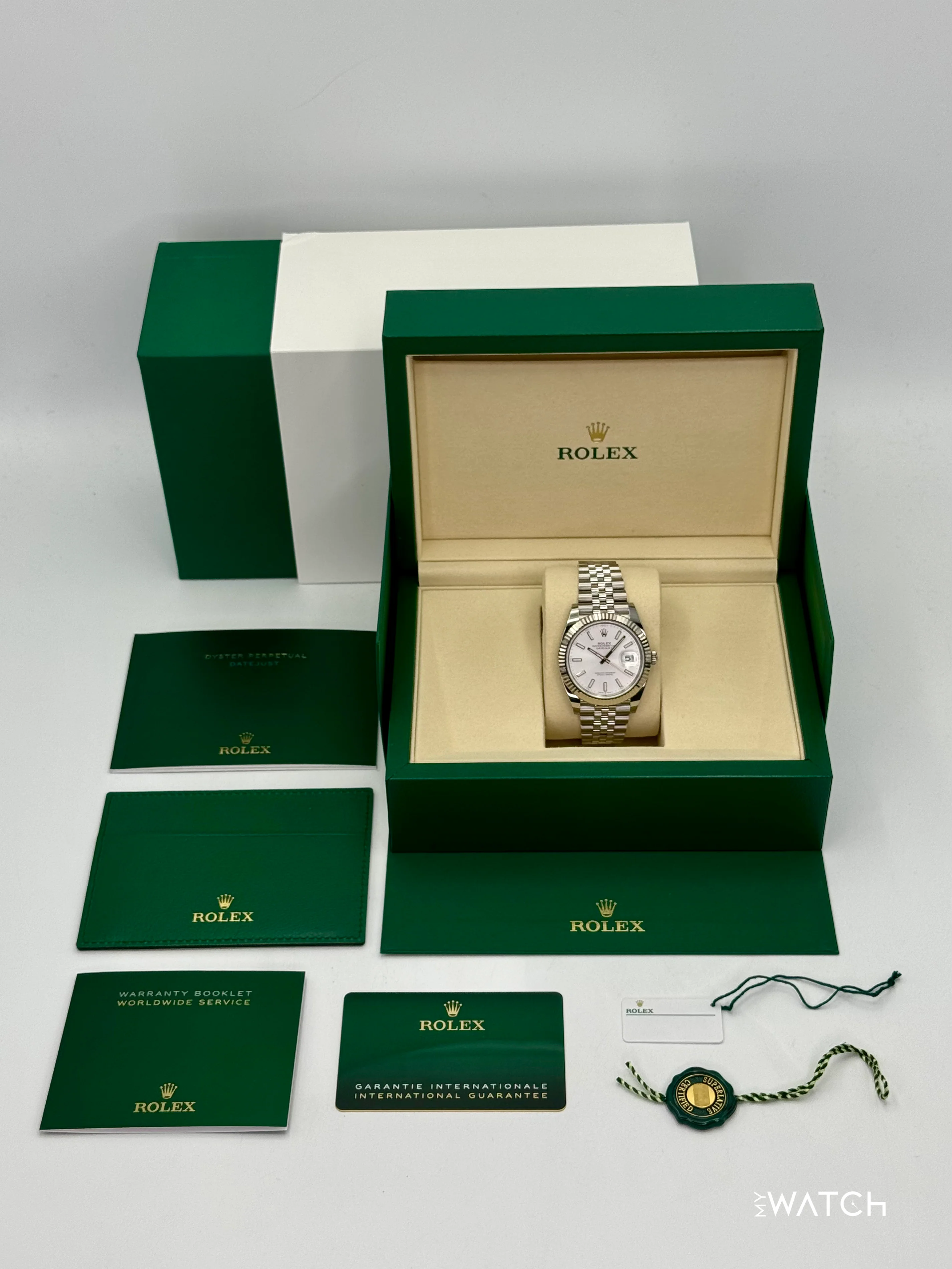 New 2025 Rolex Datejust 41mm 126334 Stainless Steel Jubilee Silver Dial - Image 10