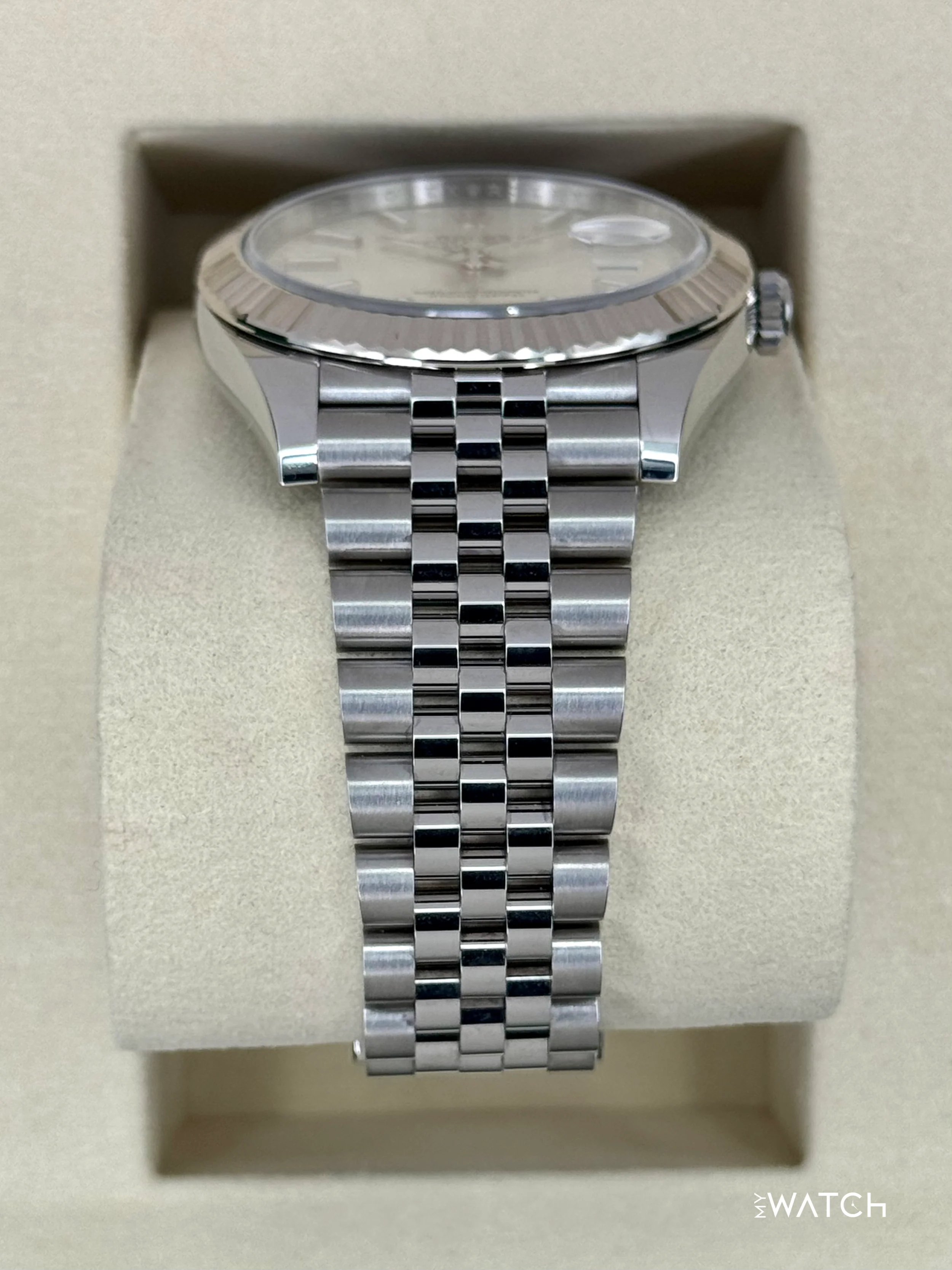 New 2025 Rolex Datejust 41mm 126334 Stainless Steel Jubilee Silver Dial - Image 3