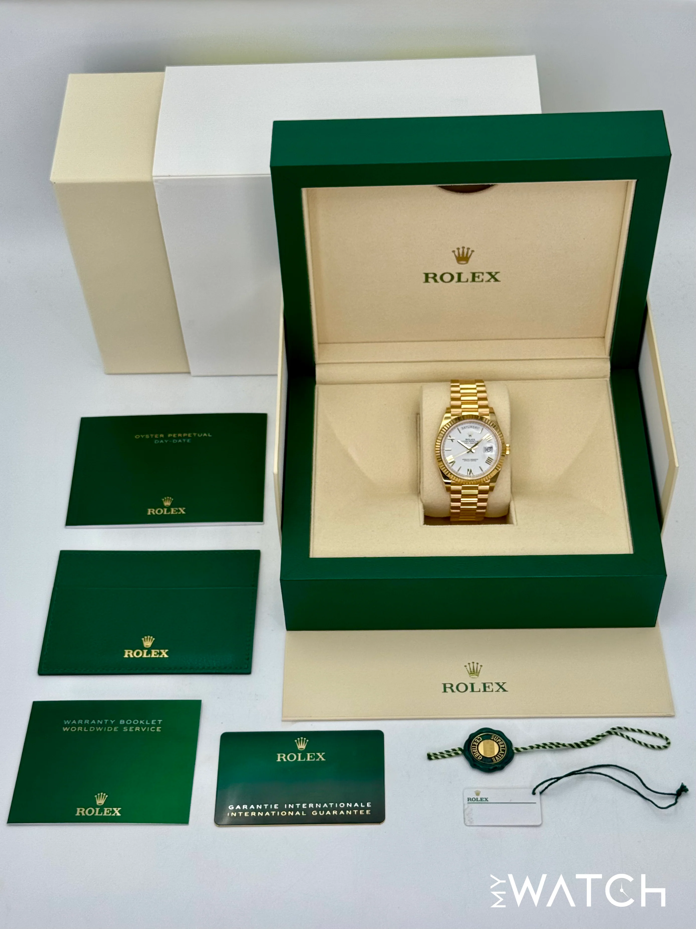 NEW 2025 Rolex Day-Date 40mm 228238 Presidential White Dial - Image 10