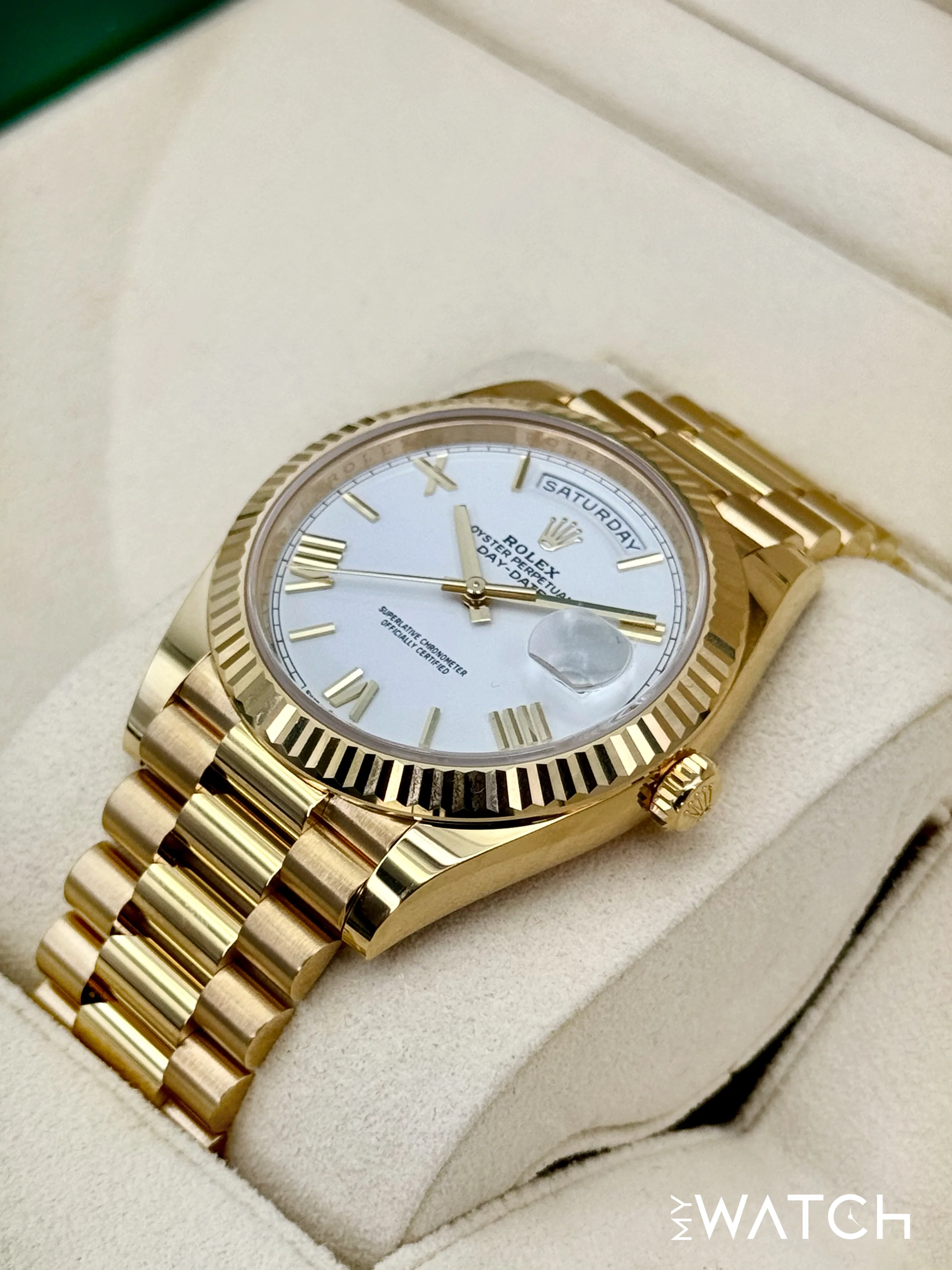 NEW 2025 Rolex Day-Date 40mm 228238 Presidential White Dial - Image 5