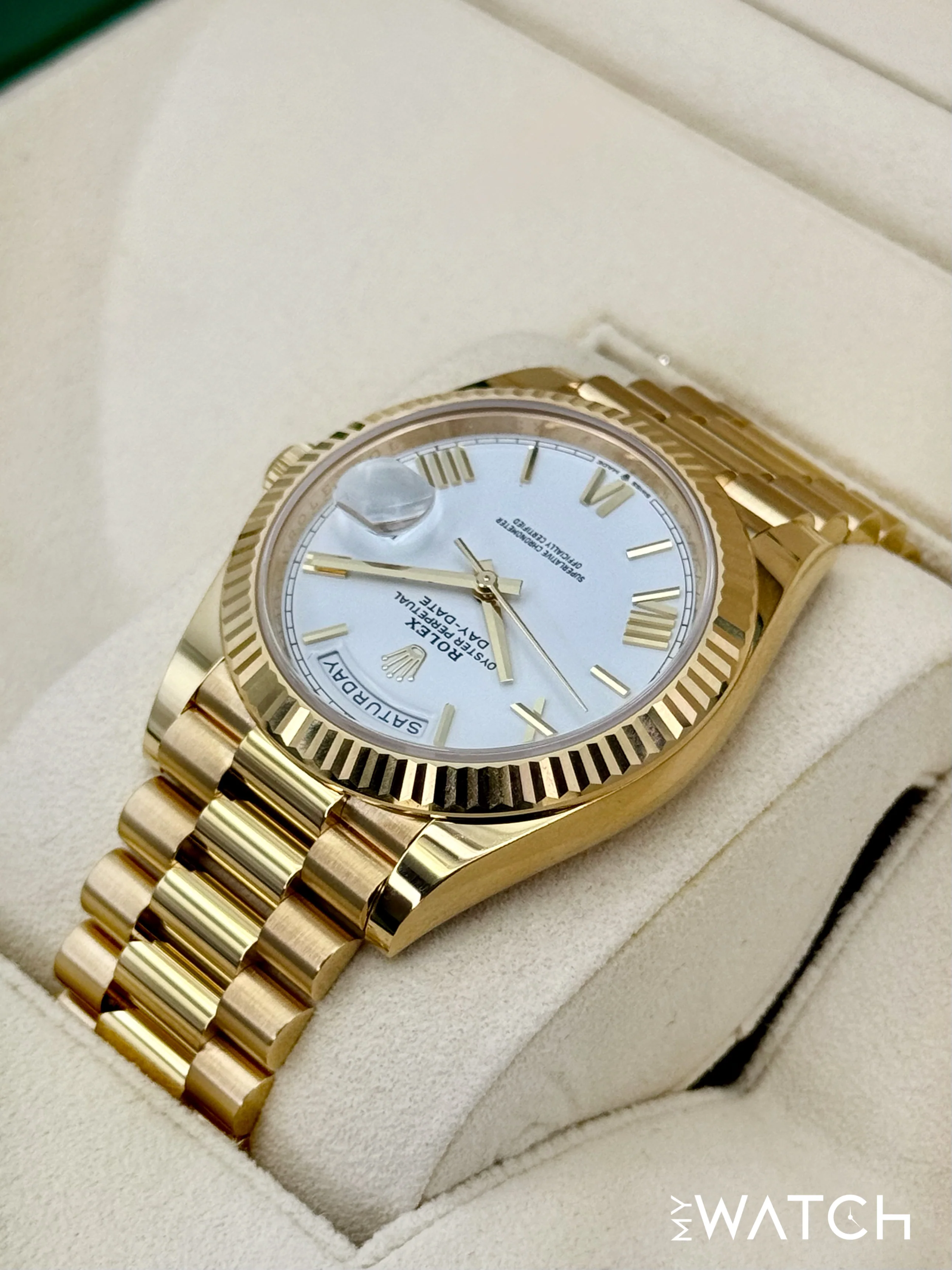 NEW 2025 Rolex Day-Date 40mm 228238 Presidential White Dial - Image 7