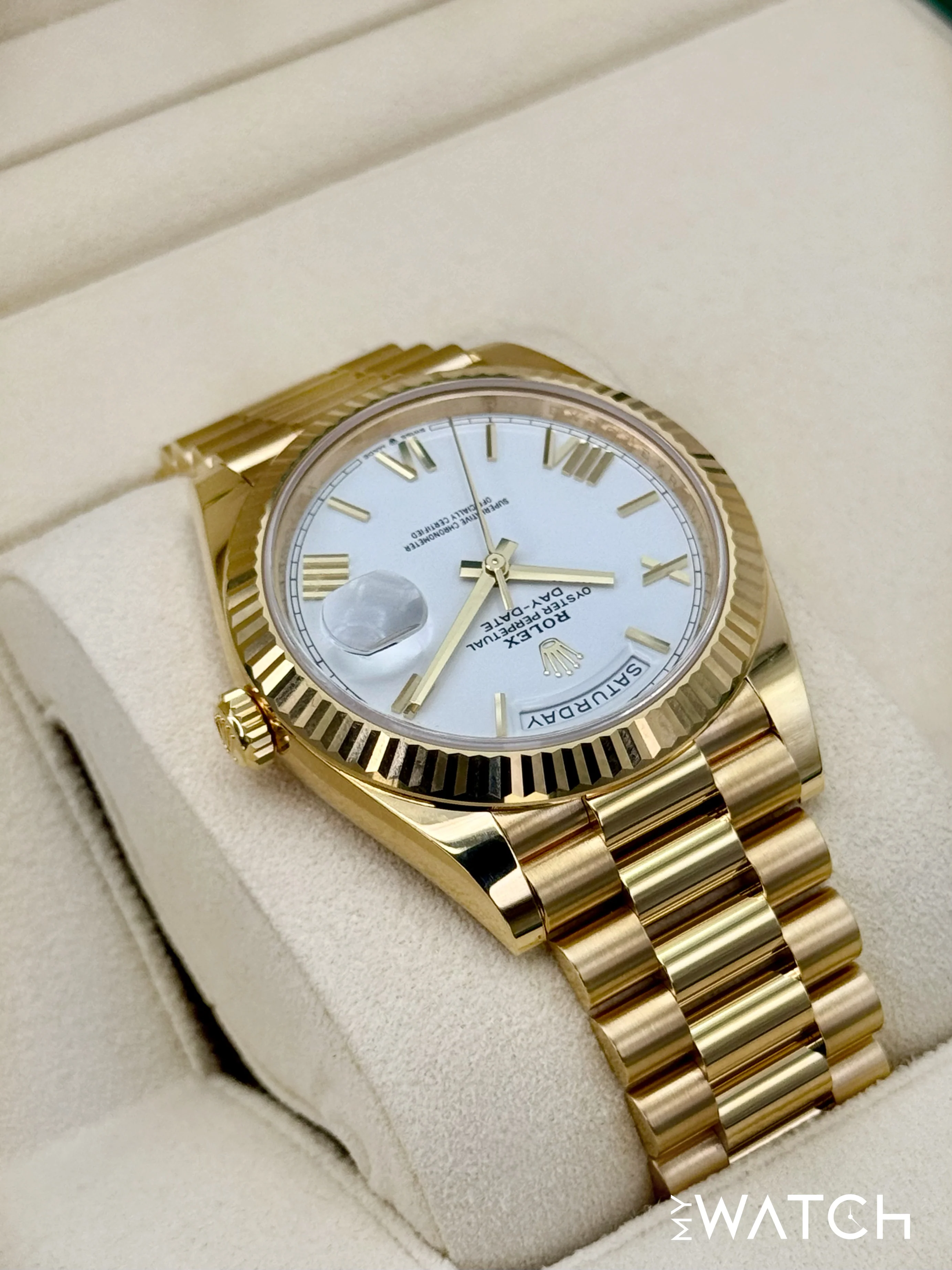 NEW 2025 Rolex Day-Date 40mm 228238 Presidential White Dial - Image 8