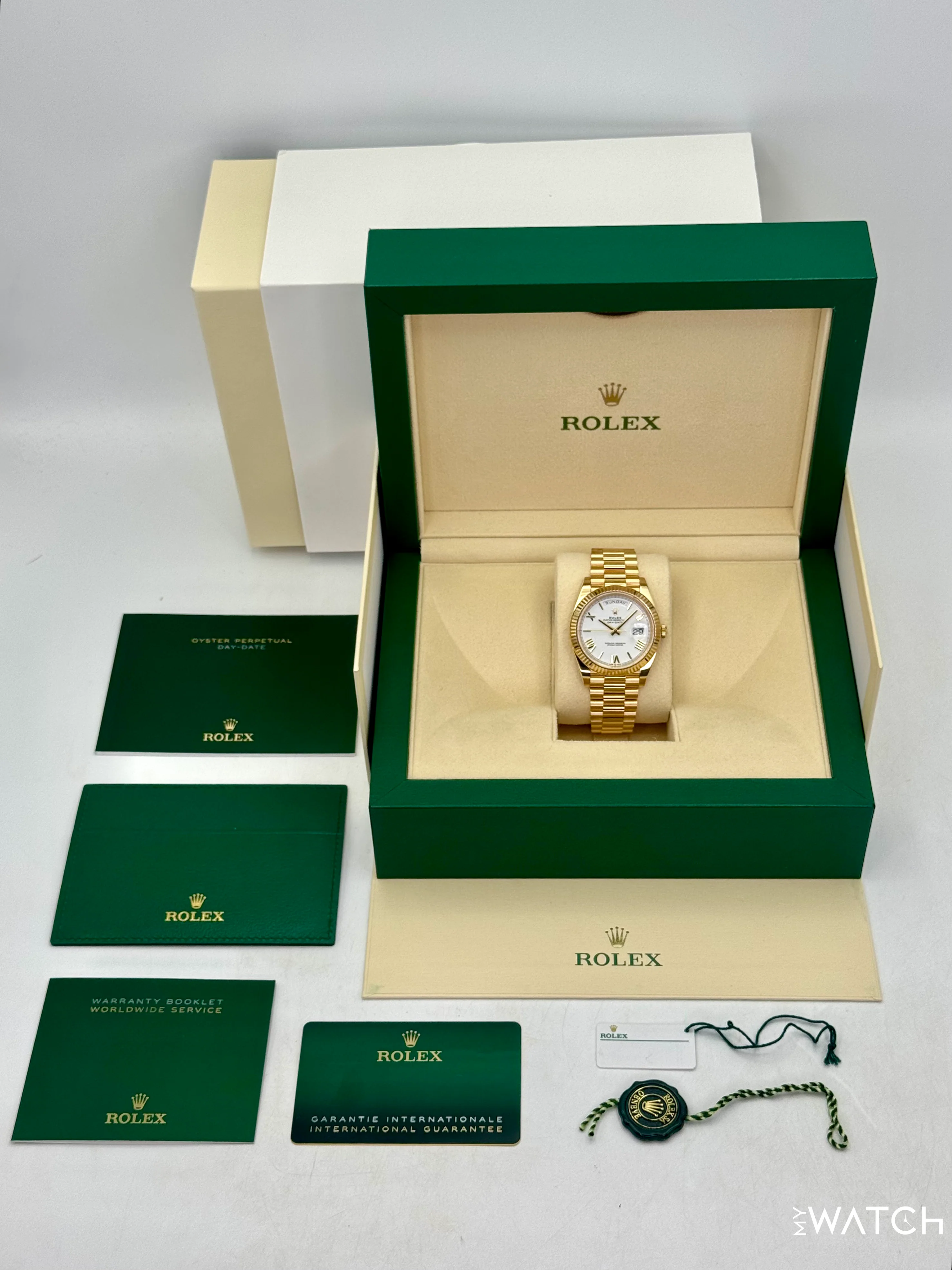 NEW 2025 Rolex Day-Date 40mm 228238 Presidential White Dial - Image 10