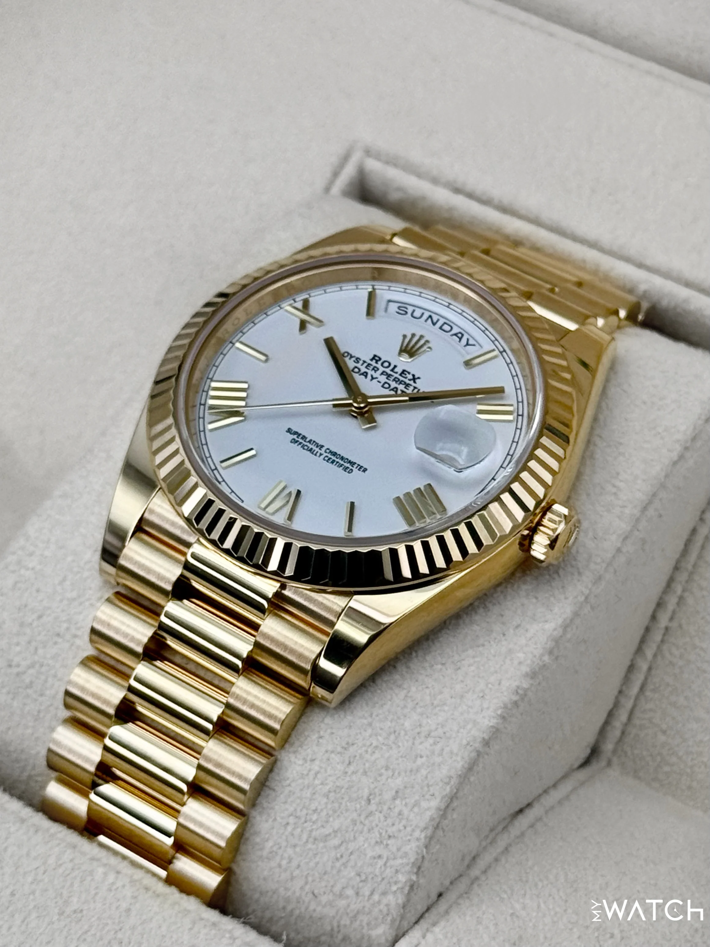 NEW 2025 Rolex Day-Date 40mm 228238 Presidential White Dial - Image 5