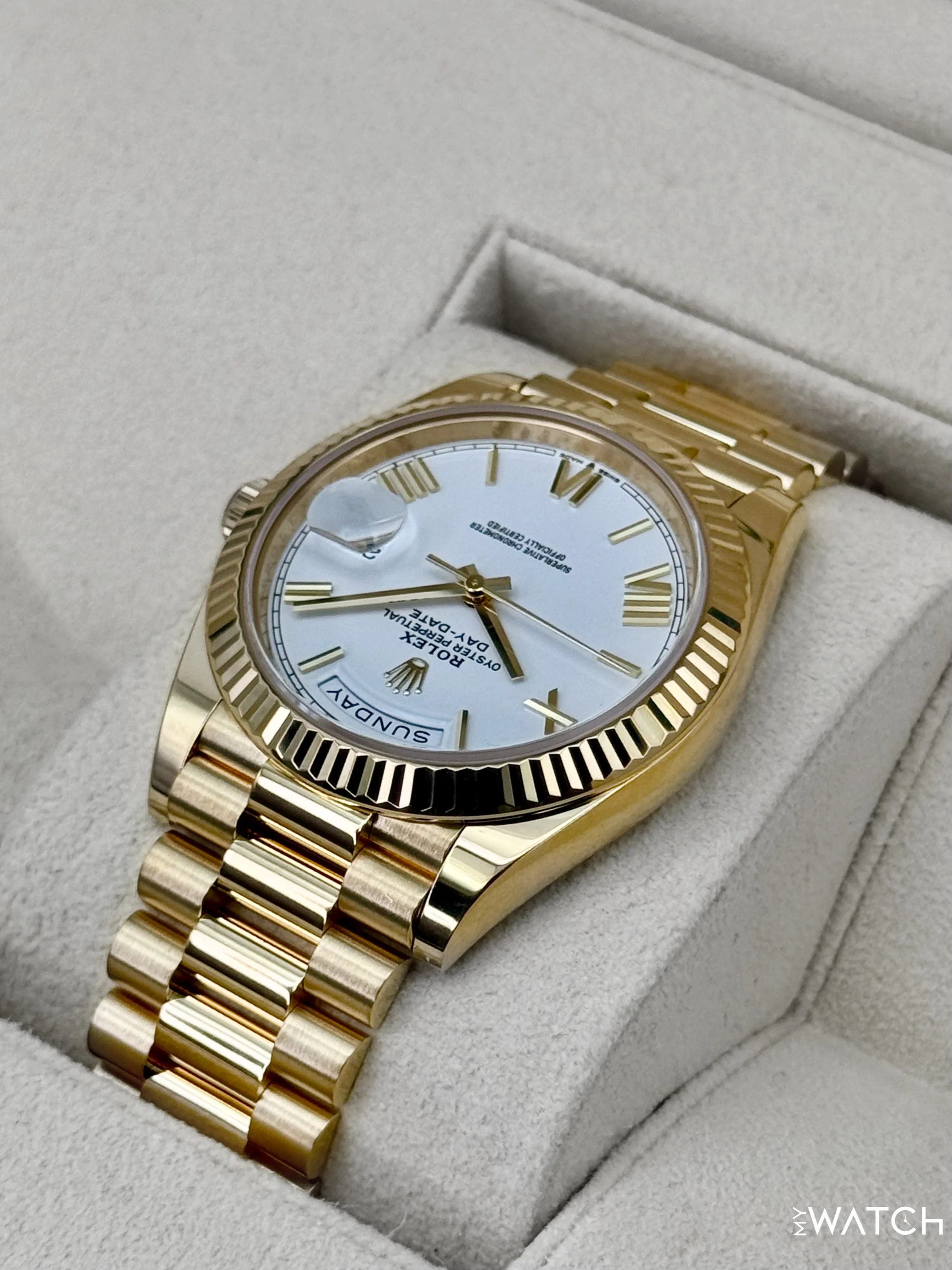 NEW 2025 Rolex Day-Date 40mm 228238 Presidential White Dial - Image 7