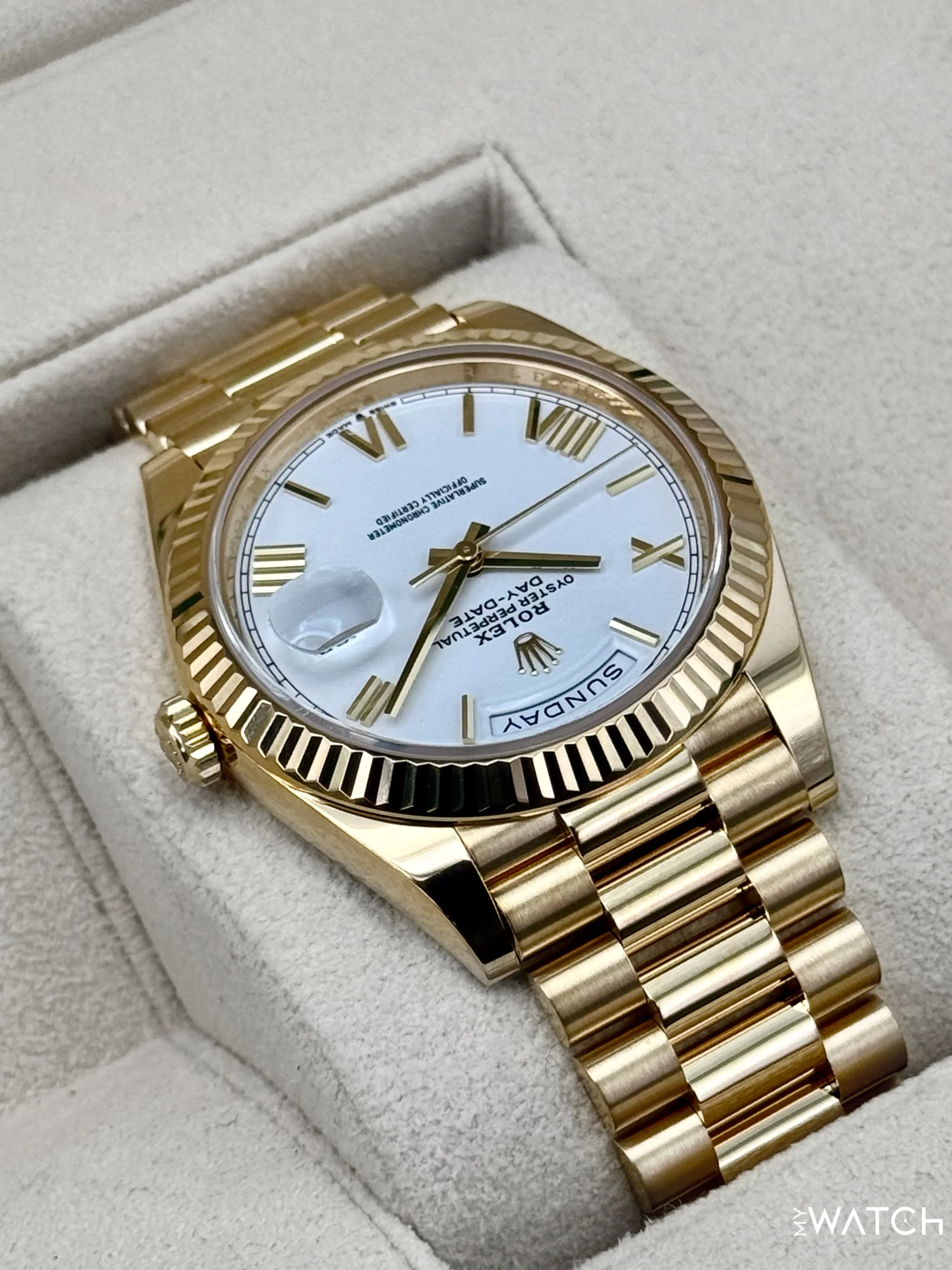 NEW 2025 Rolex Day-Date 40mm 228238 Presidential White Dial - Image 8