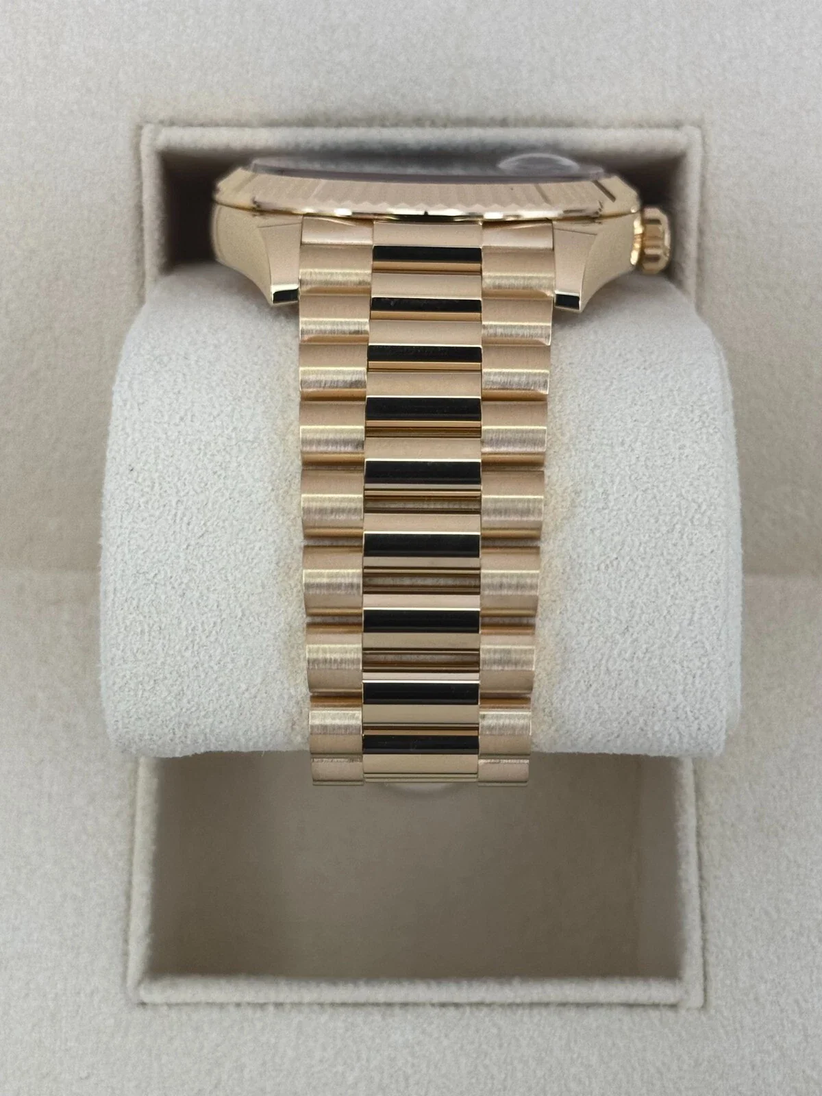 NEW 2025 Rolex Day-Date 40mm 228238 Yellow Gold Black Dial - Image 3