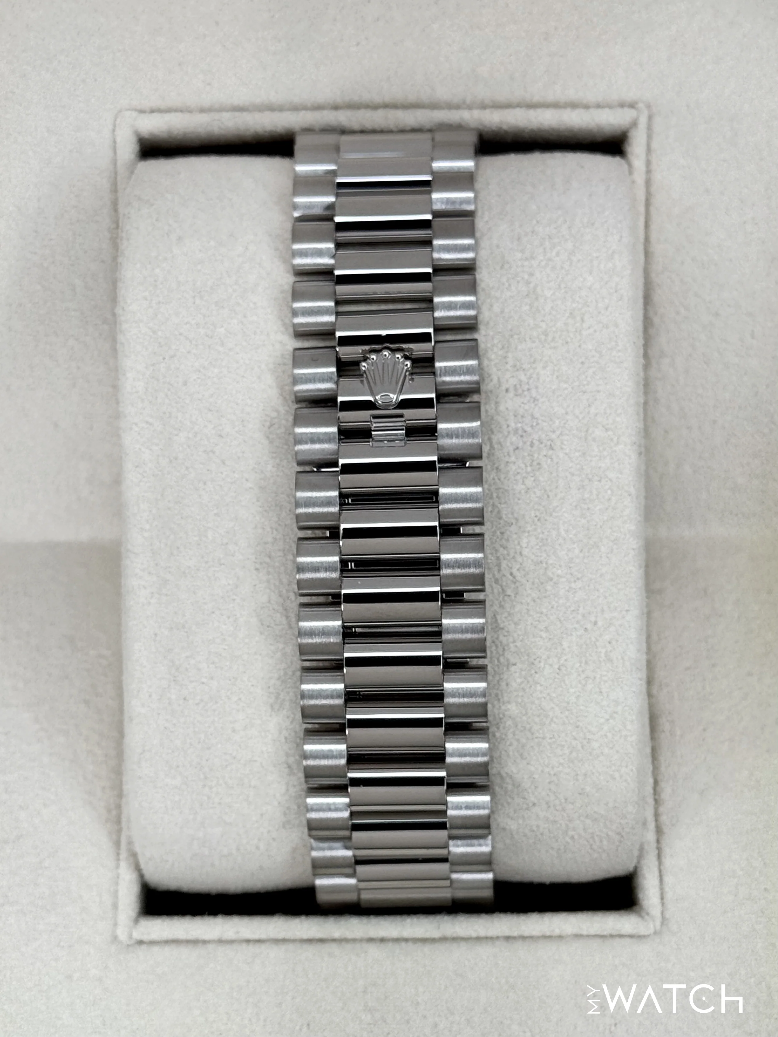 NEW 2025 Rolex Day-Date 40mm 228239 Presidential White Gold Meteorite Dial - Image 2