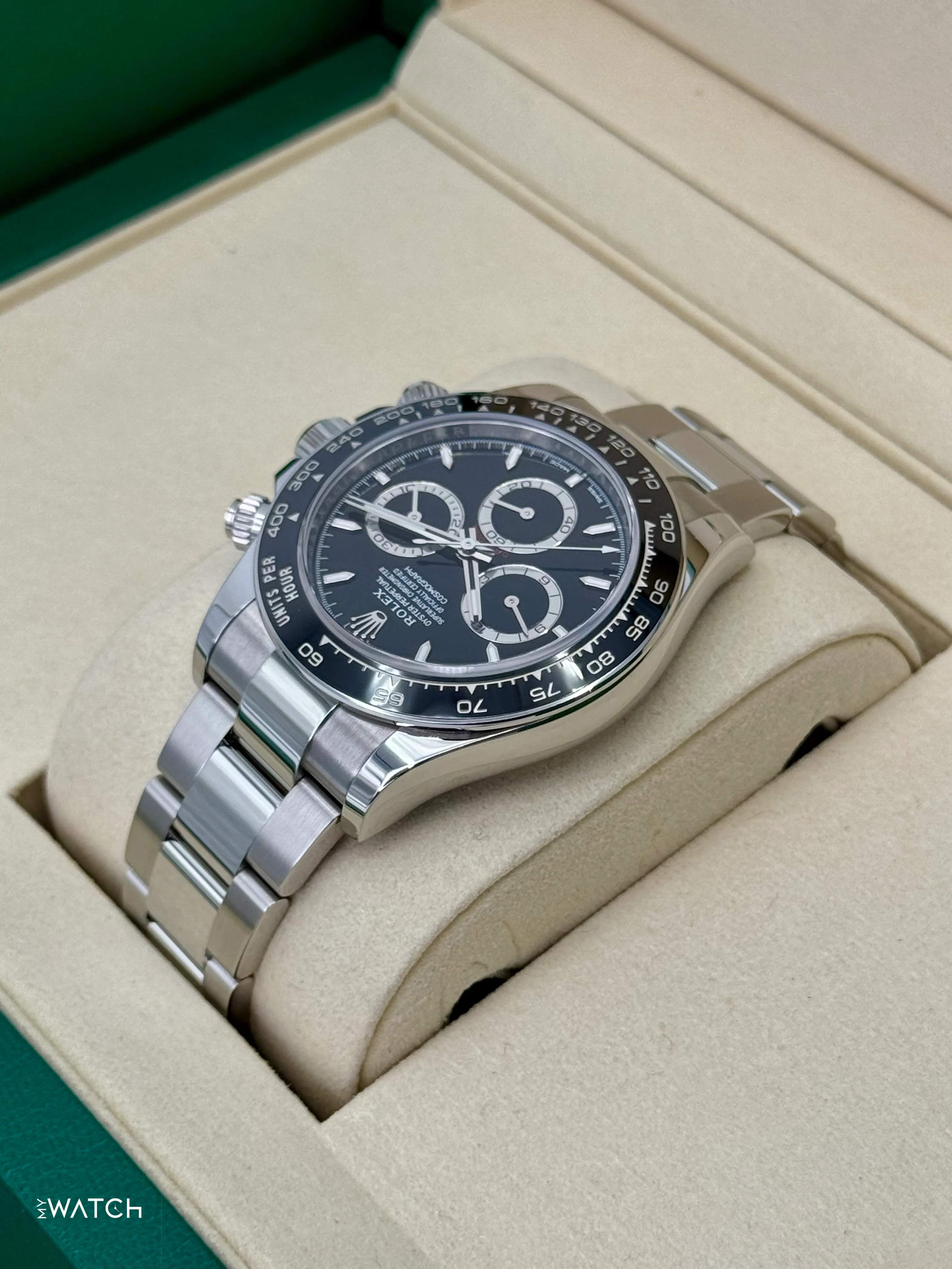 NEW 2025 Rolex Daytona 40mm 126500LN Stainless Steel Black Dial - Image 7