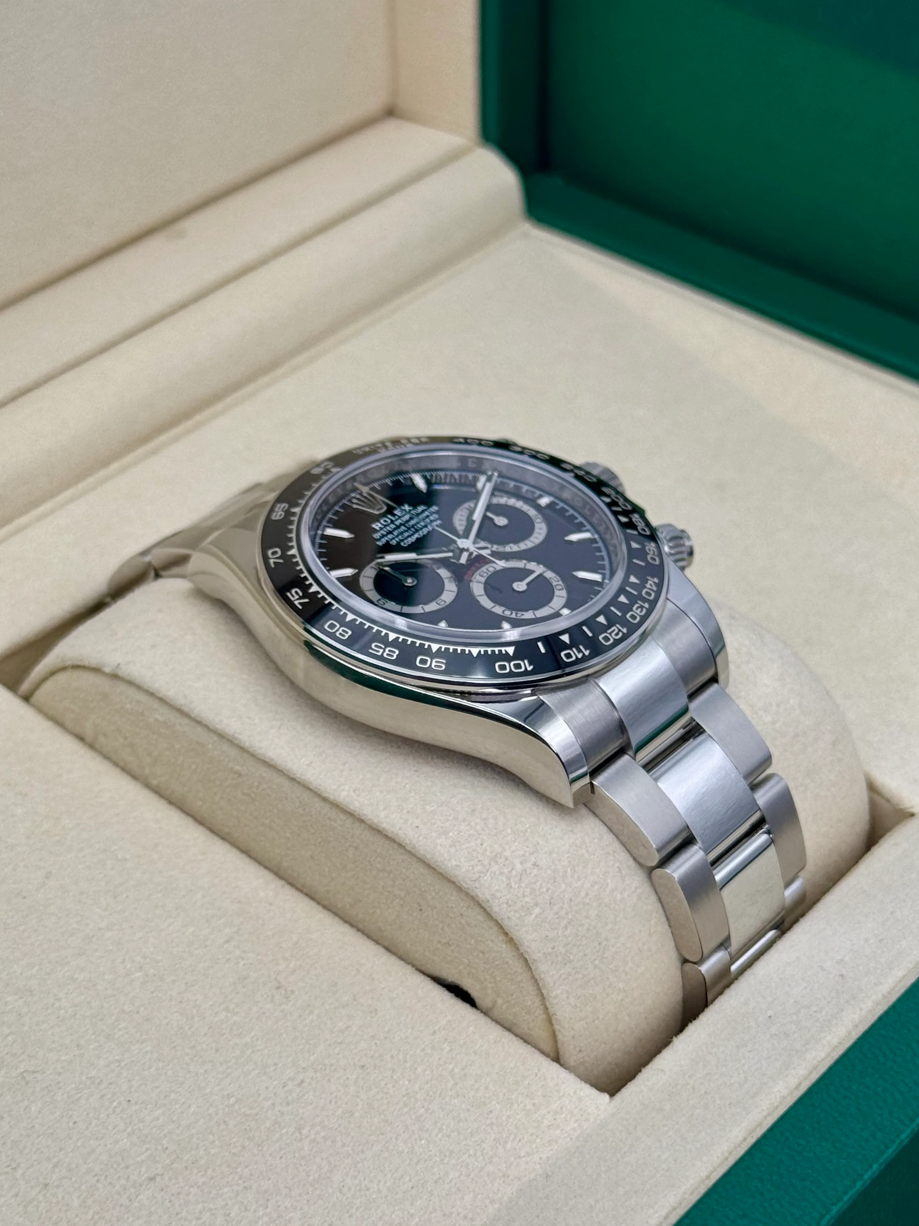 NEW 2025 Rolex Daytona 40mm 126500LN Stainless Steel Black Dial - Image 6