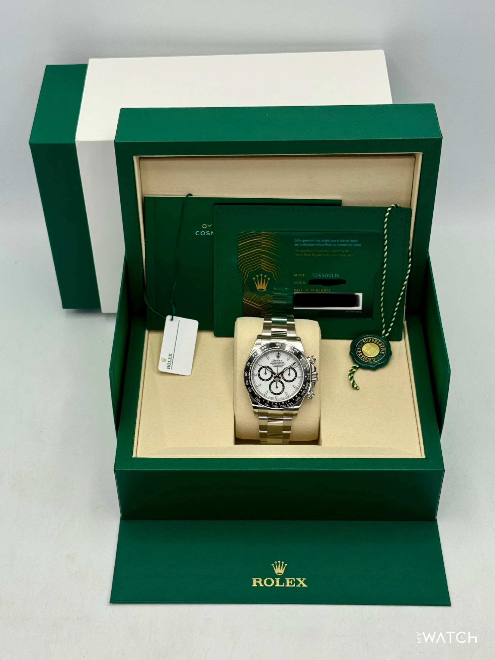 NEW 2025 Rolex Daytona 40mm 126500LN Stainless Steel Panda Dial - Image 9