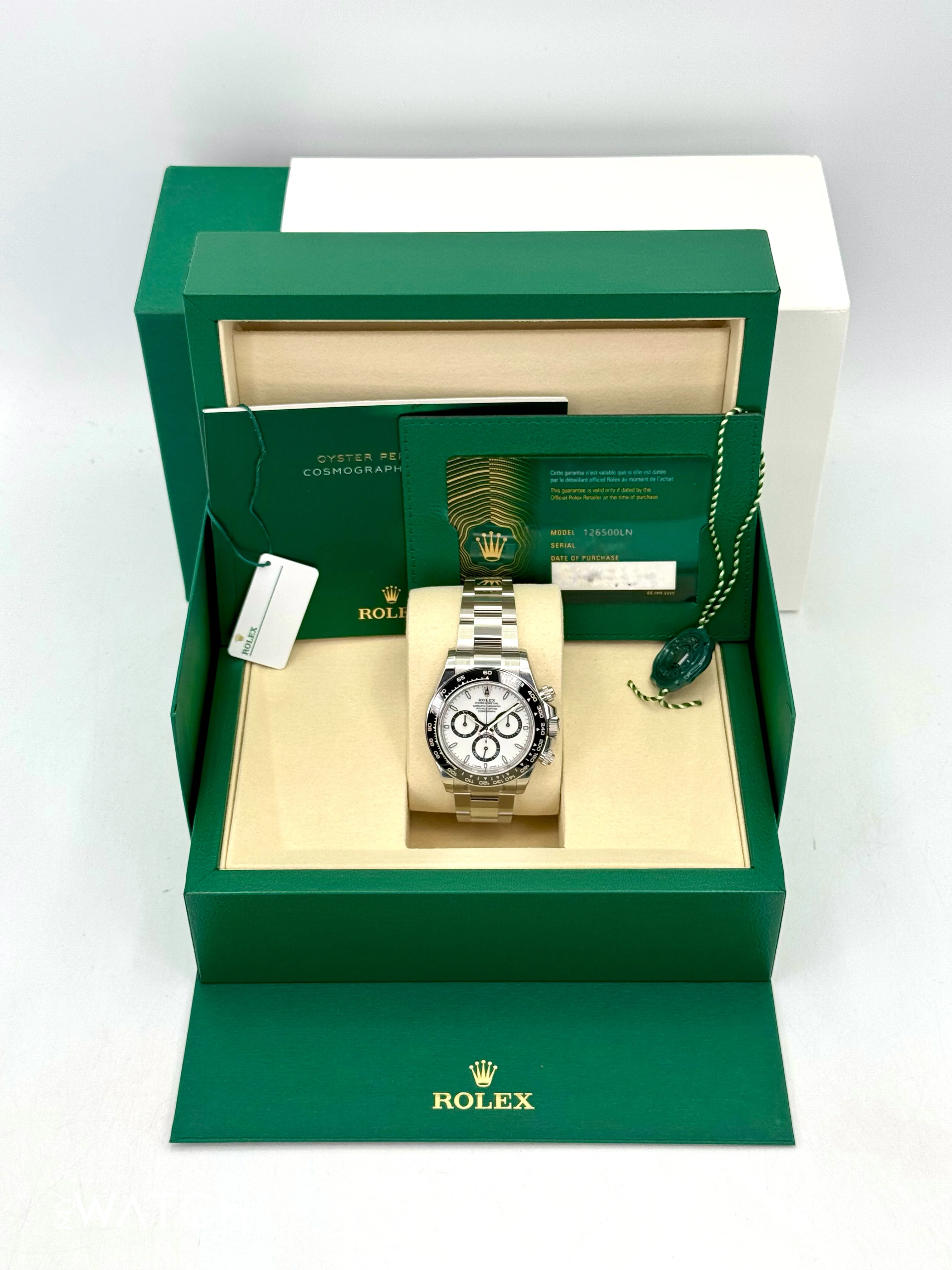 NEW 2025 Rolex Daytona 40mm 126500LN Stainless Steel Panda Dial - Image 9