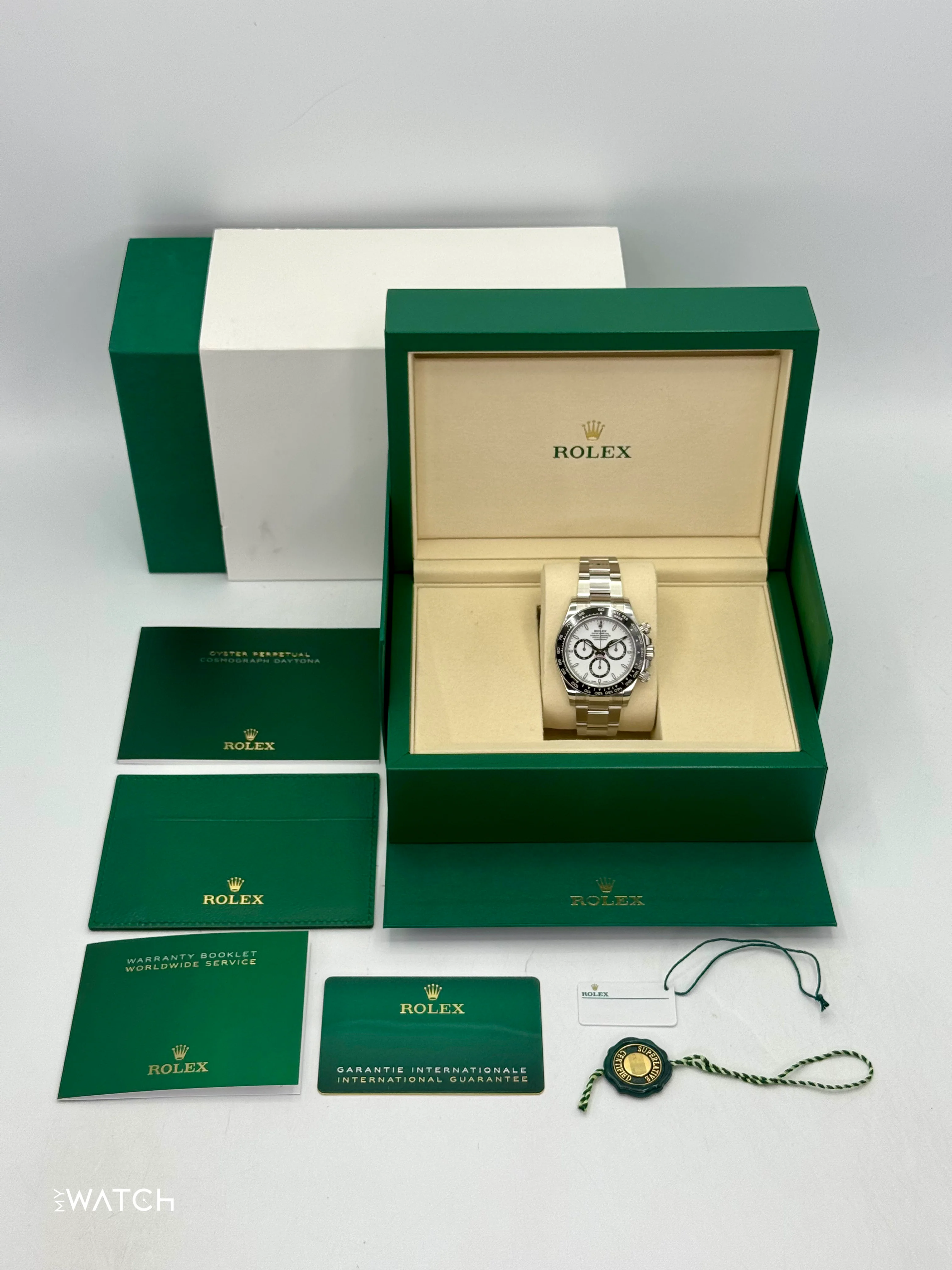 NEW 2025 Rolex Daytona 40mm 126500LN Stainless Steel Panda Dial (STICKERED) - Image 9