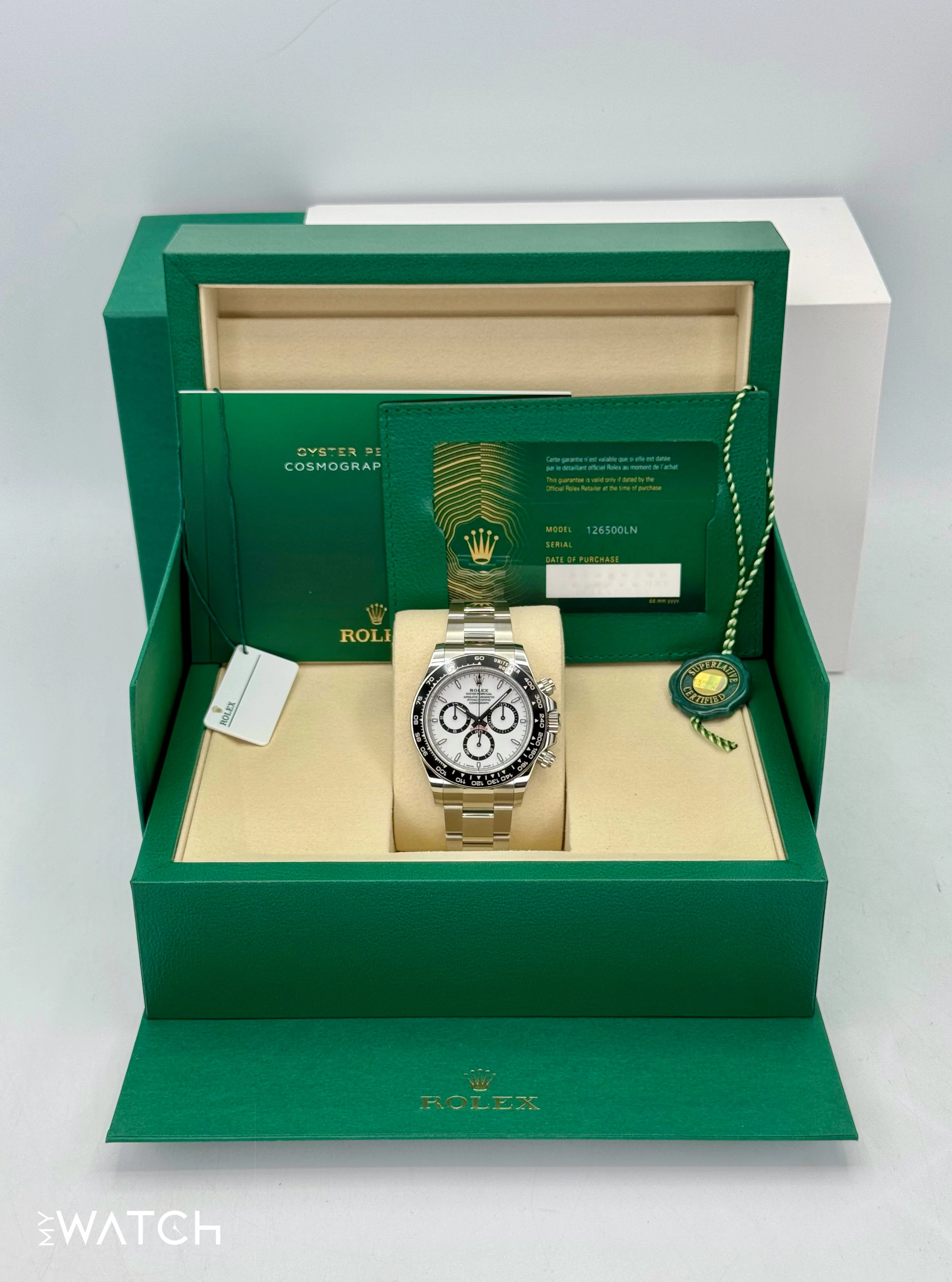 NEW 2025 Rolex Daytona 40mm 126500LN Stainless Steel Panda Dial - Image 9