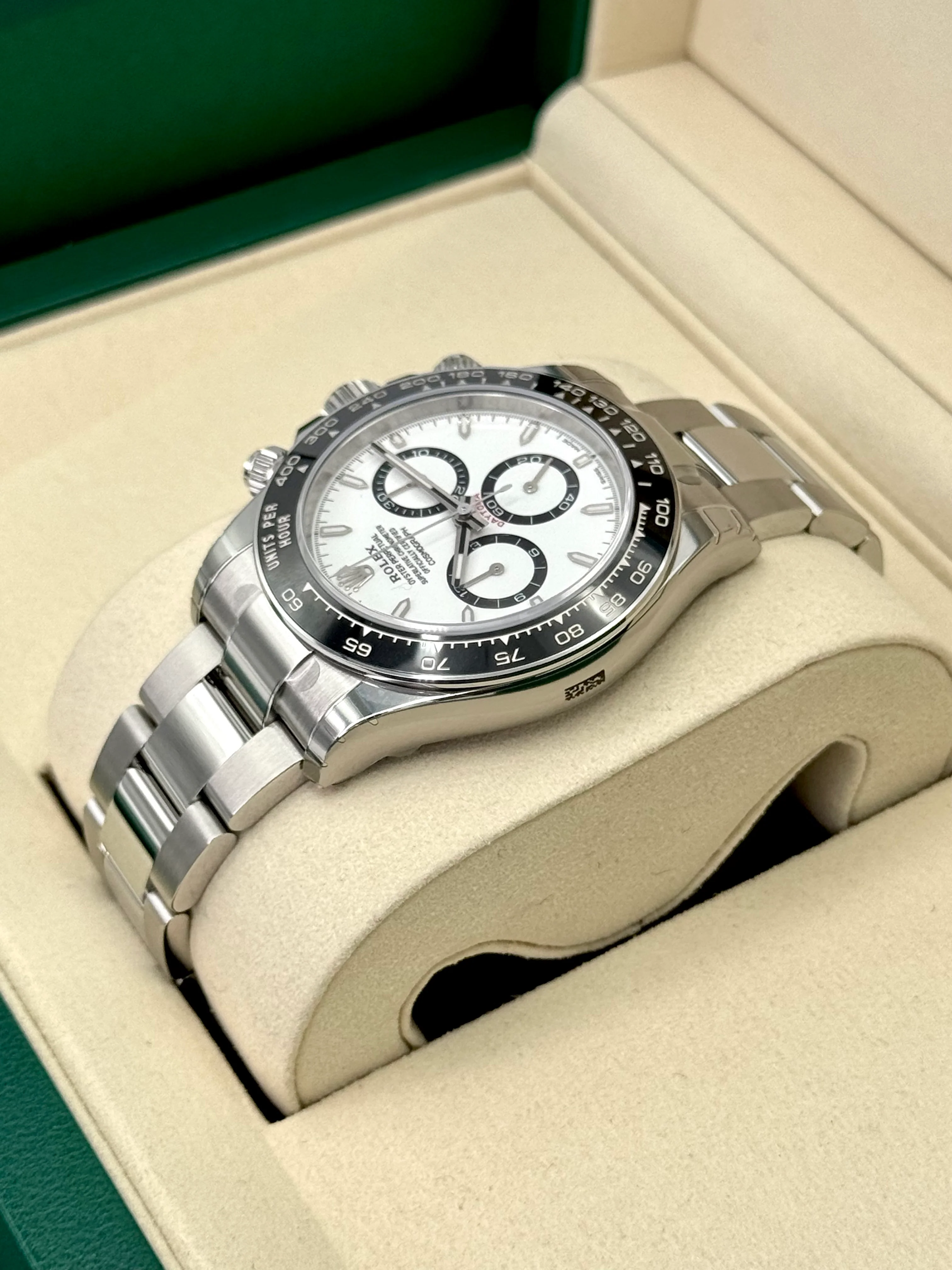 NEW 2025 Rolex Daytona 40mm 126500LN Stainless Steel Panda Dial (STICKERED) - Image 7