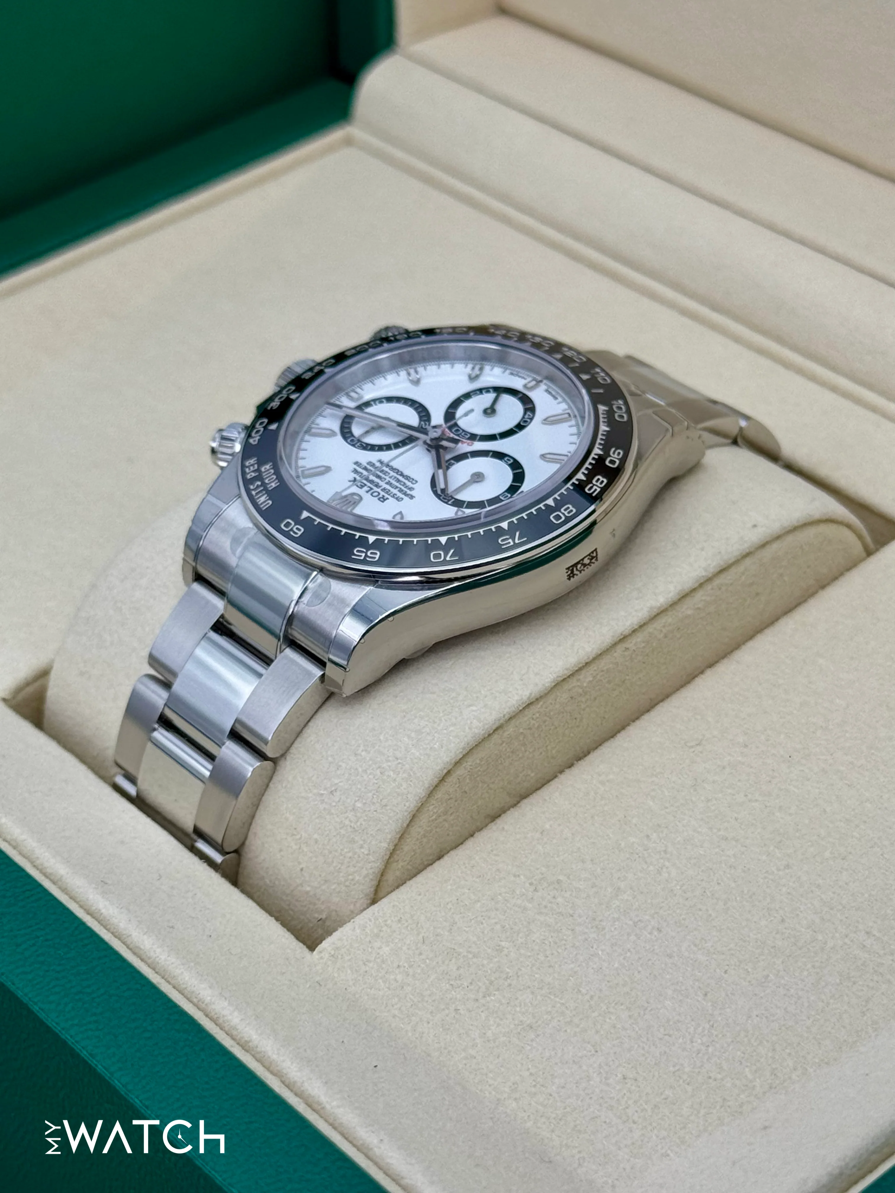 NEW 2025 Rolex Daytona 40mm 126500LN Stainless Steel Panda Dial (STICKERED) - Image 7