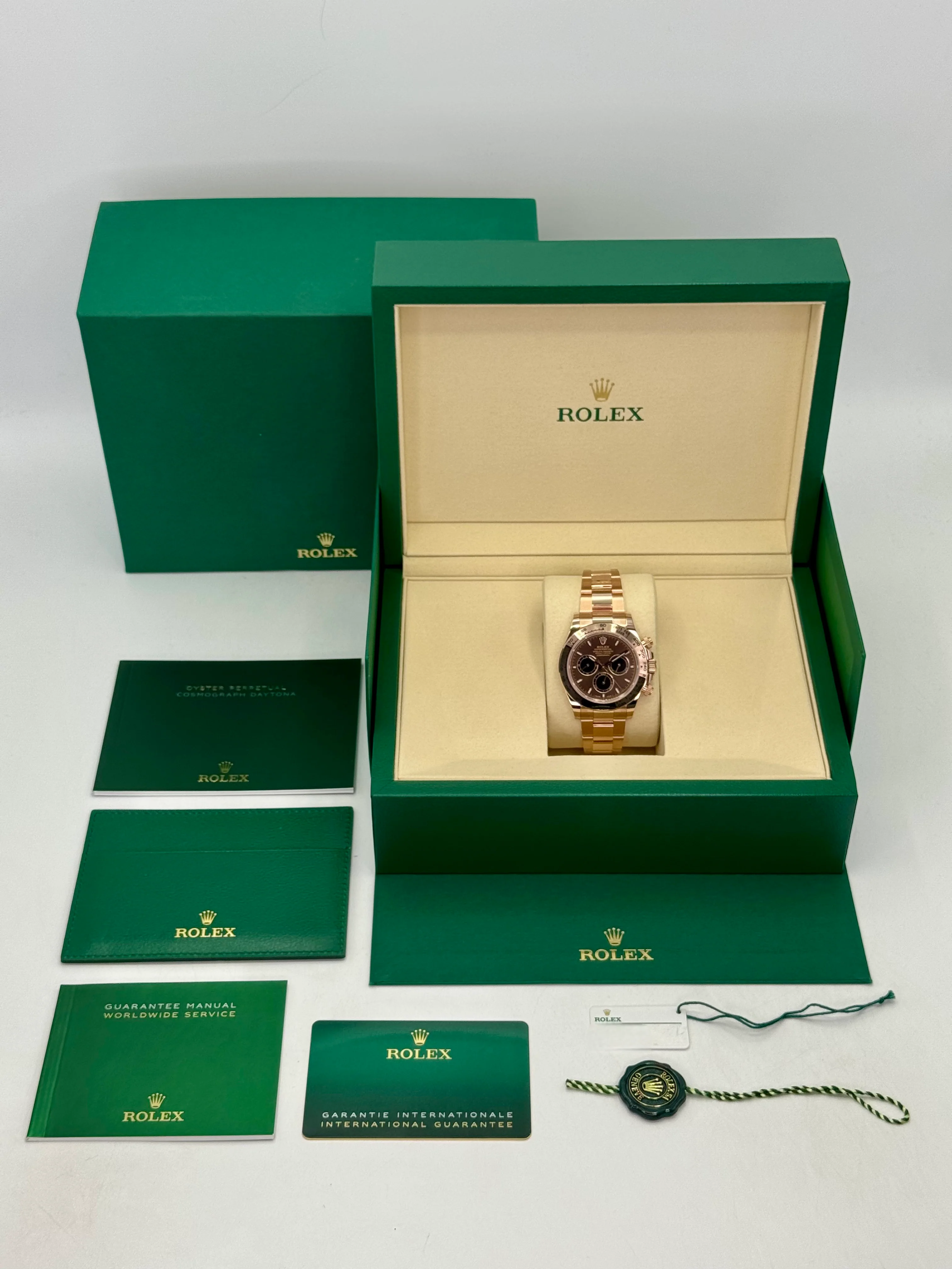 NEW 2025 Rolex Daytona 40mm 126505 Rose Gold Chocolate Dial - Image 10