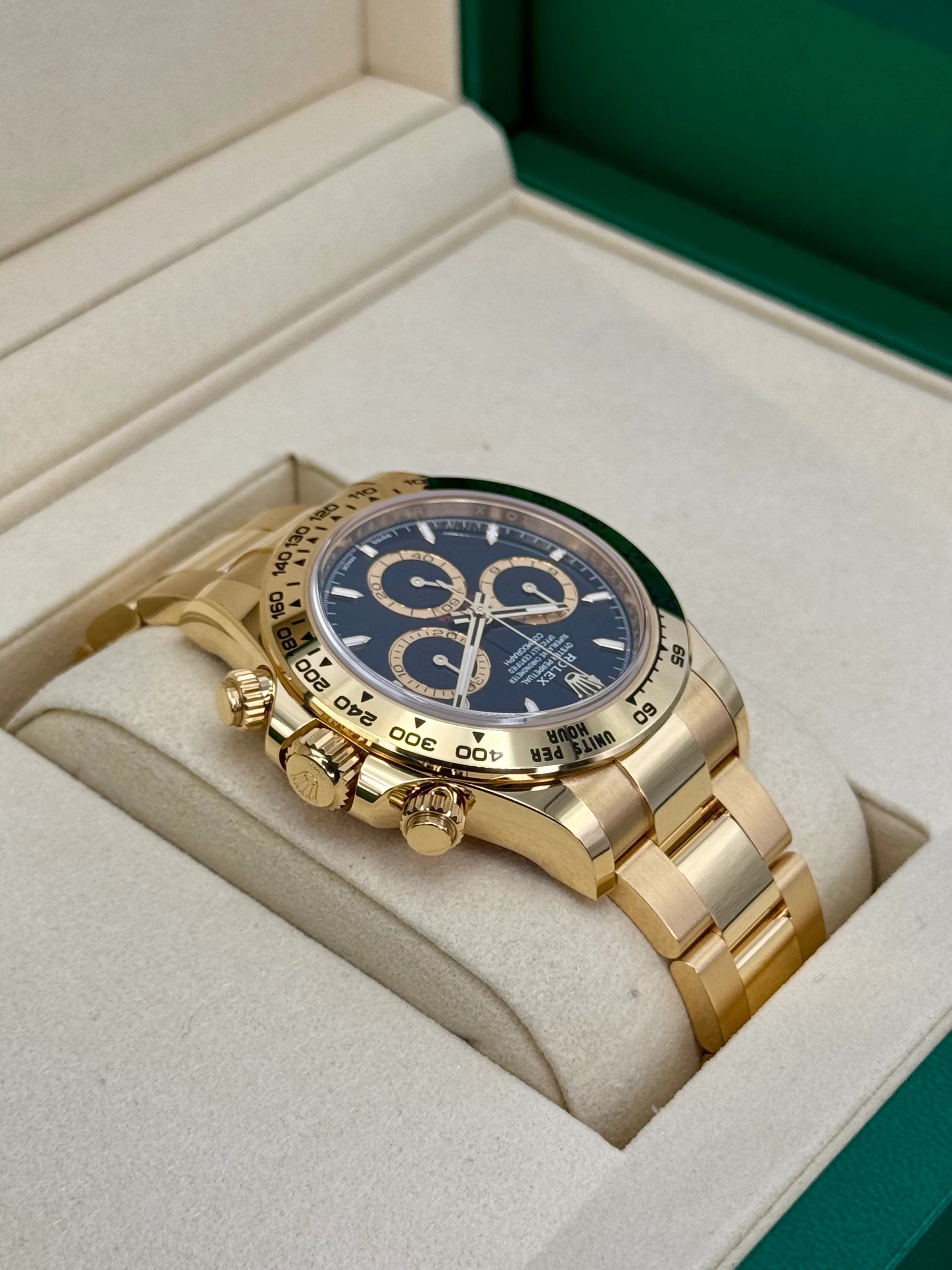 NEW 2025 Rolex Daytona 40mm 126508 18K Yellow Gold Black Dial - Image 8