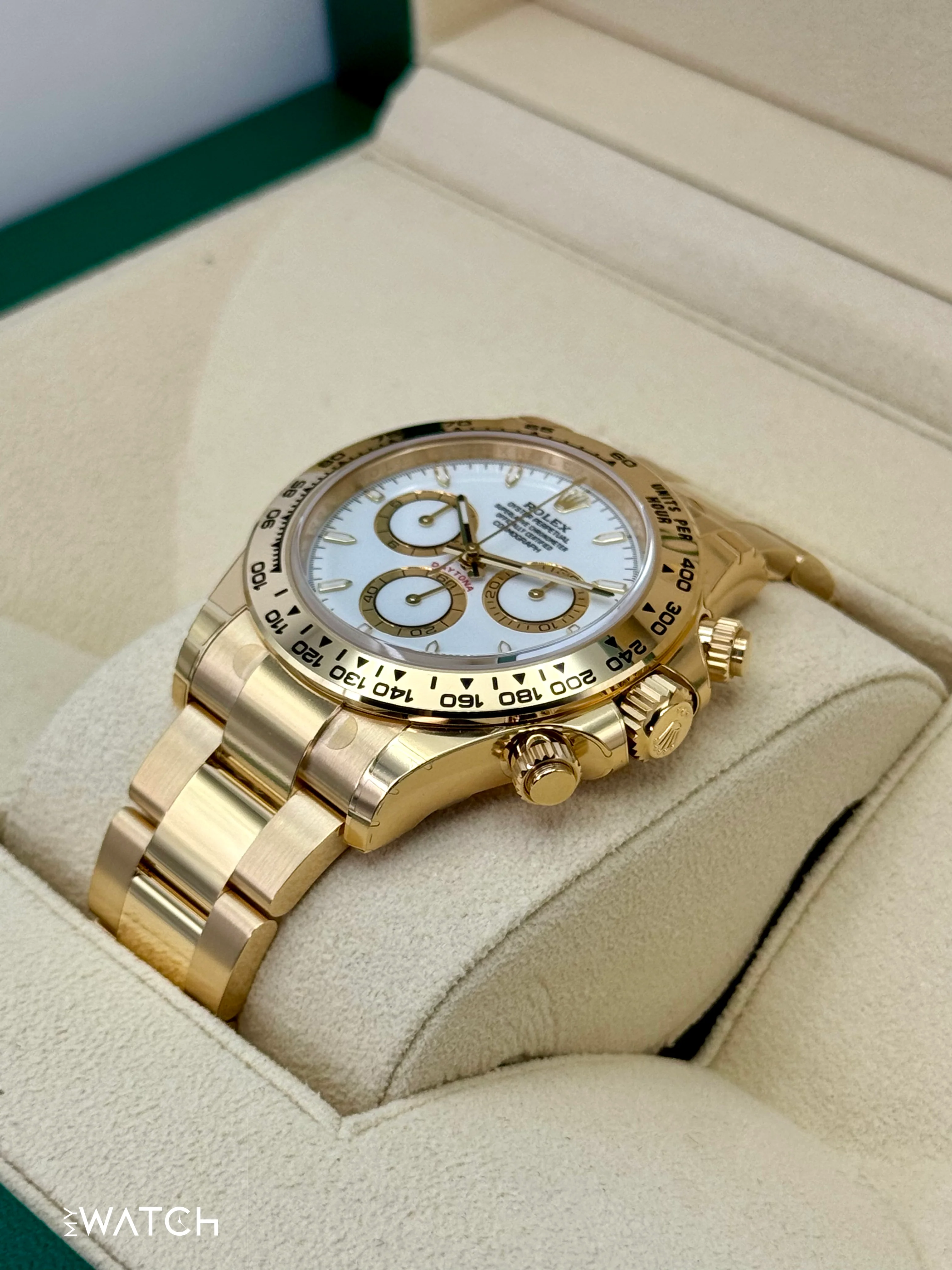 NEW 2025 Rolex Daytona 40mm 126508 18K Yellow Gold White Dial - Image 5