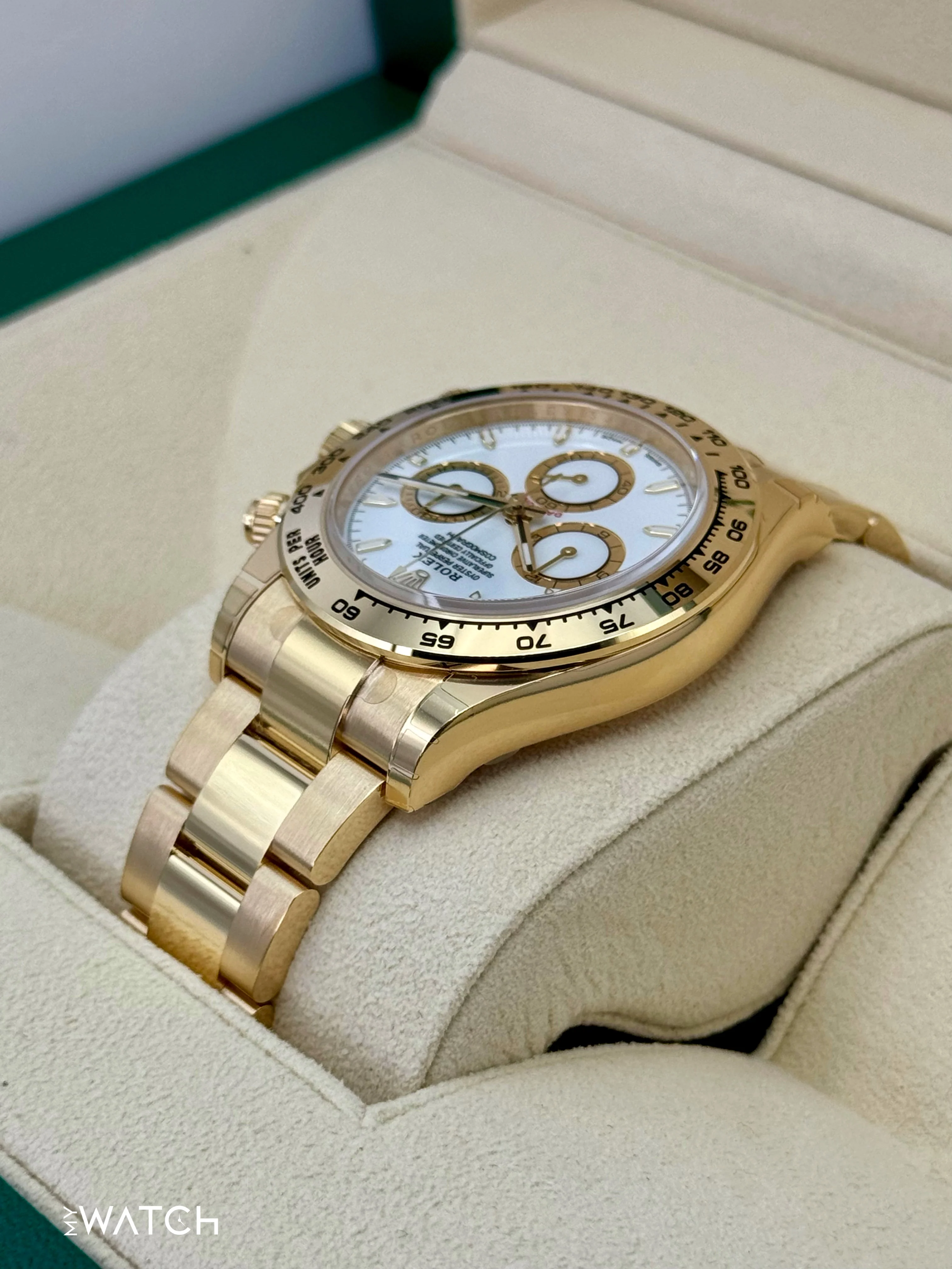 NEW 2025 Rolex Daytona 40mm 126508 18K Yellow Gold White Dial - Image 7