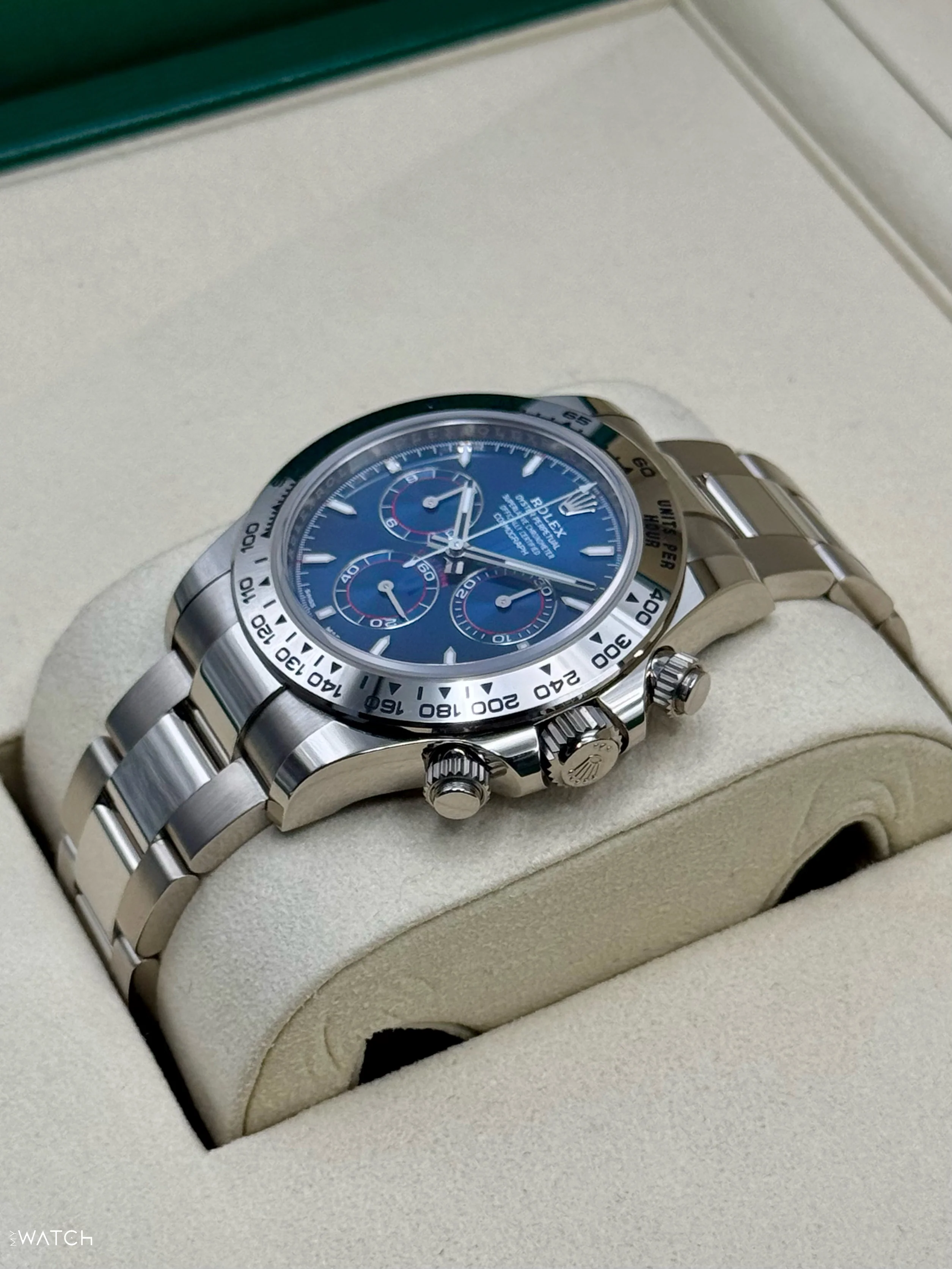 NEW 2025 Rolex Daytona 40mm 126509 White Gold Blue Dial - Image 5