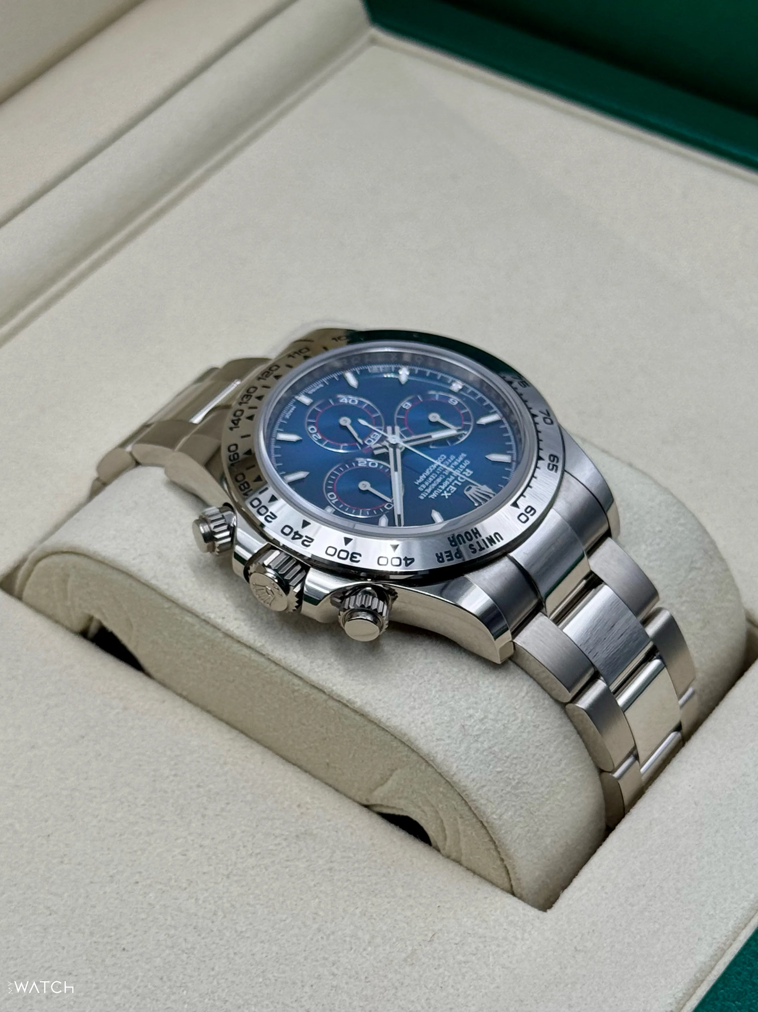 NEW 2025 Rolex Daytona 40mm 126509 White Gold Blue Dial - Image 8