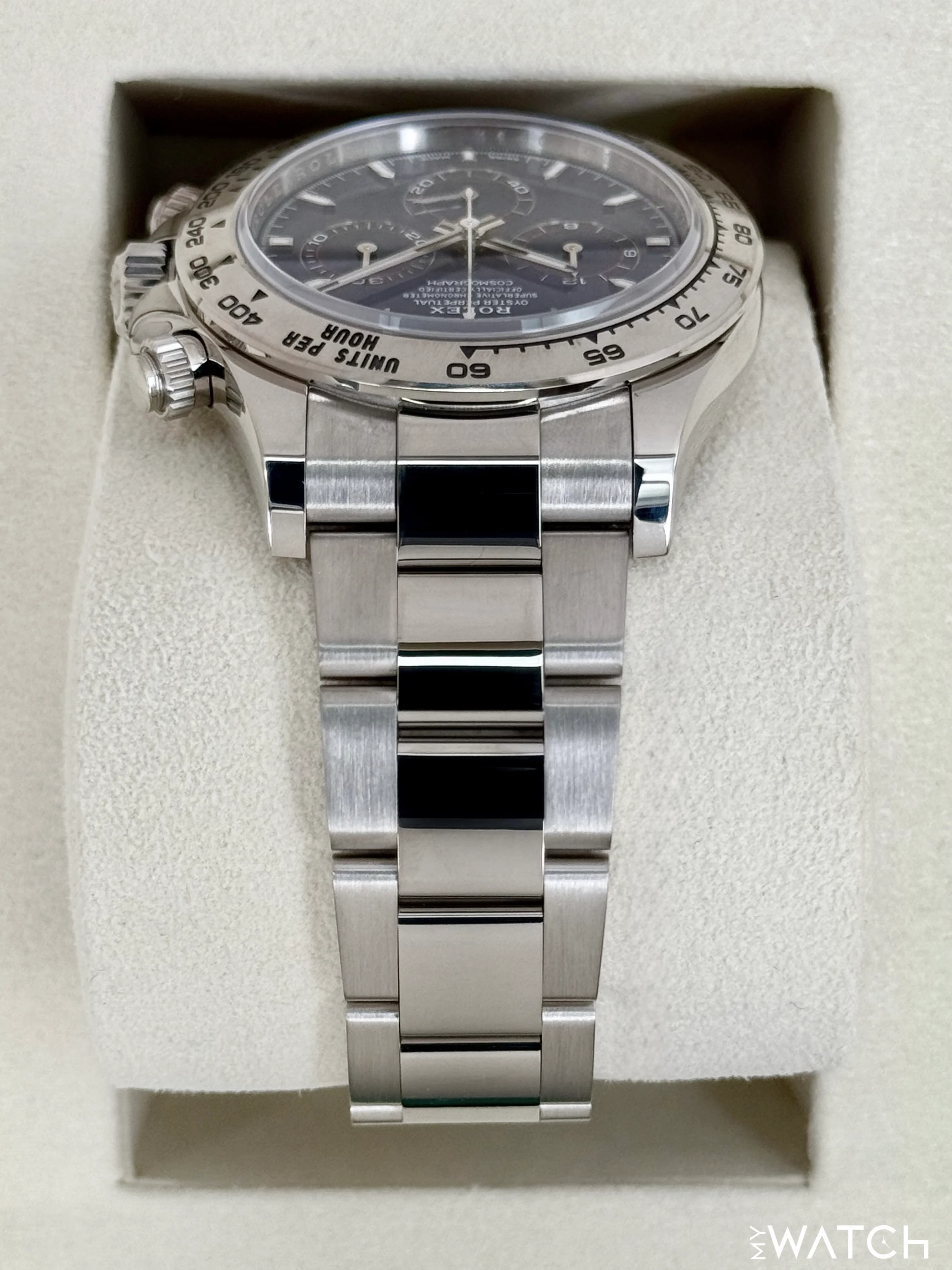 NEW 2025 Rolex Daytona 40mm 126509 White Gold Blue Dial (STICKERED) - Image 4