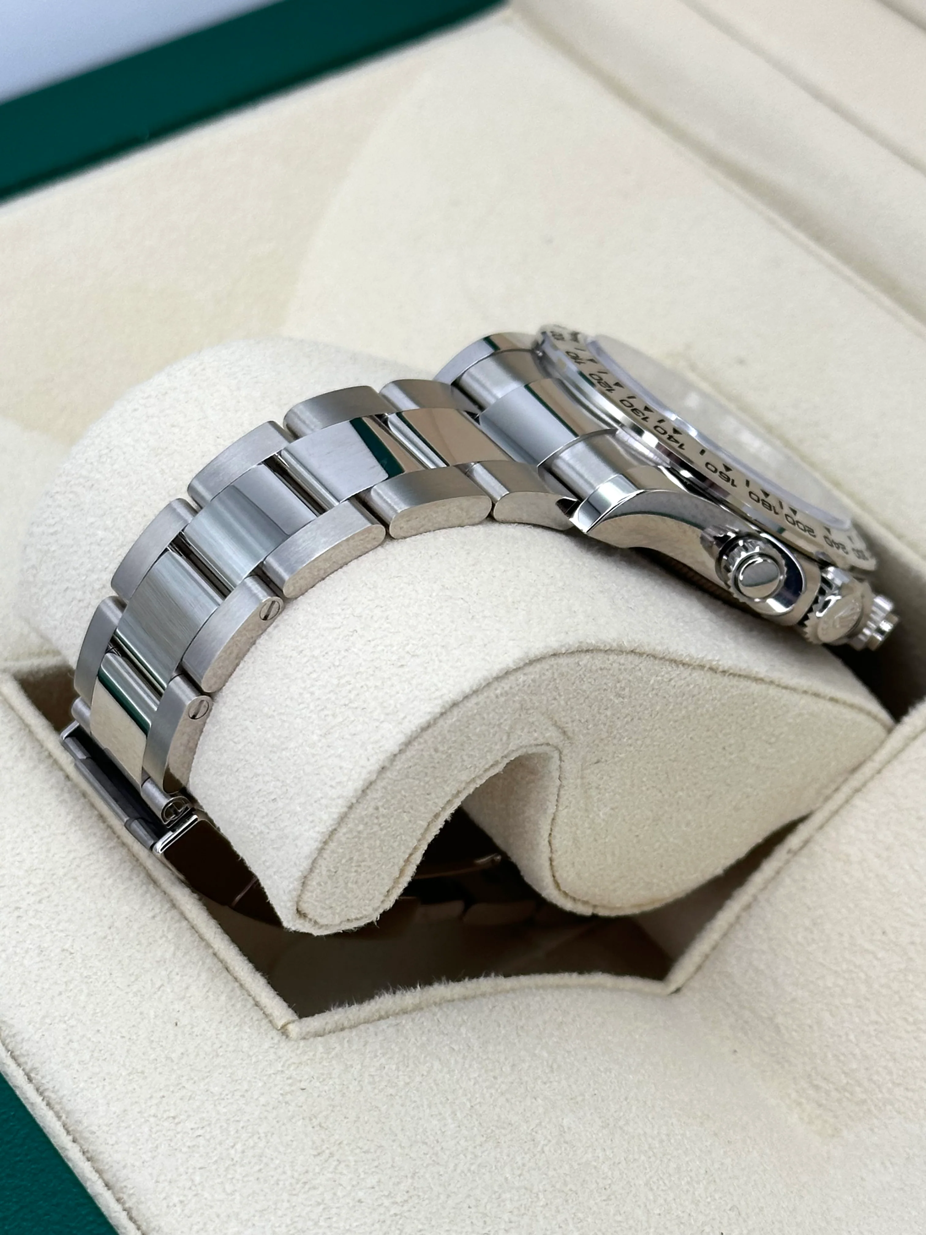 NEW 2025 Rolex Daytona 40mm 126509 White Gold Silver Ghost Dial - Image 5