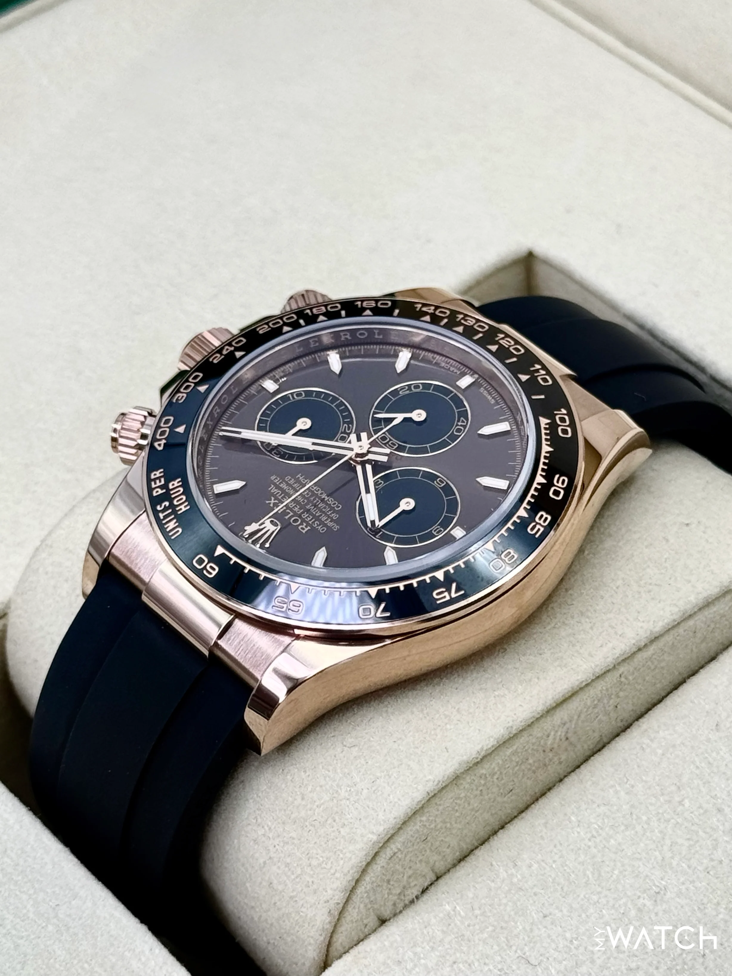 NEW 2025 Rolex Daytona 40mm 126515LN Rose Gold Oysterflex Chocolate Dial - Image 7