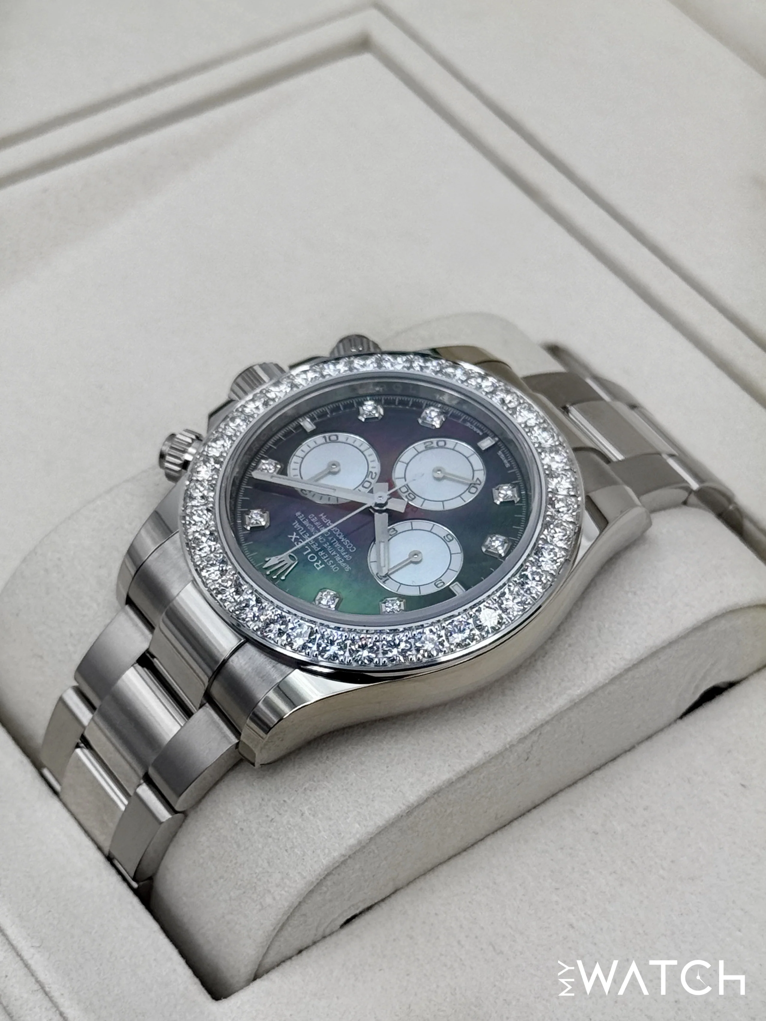 NEW 2025 Rolex Daytona 40mm 126579RBR Mother of Pearl Diamond Dial - Image 7