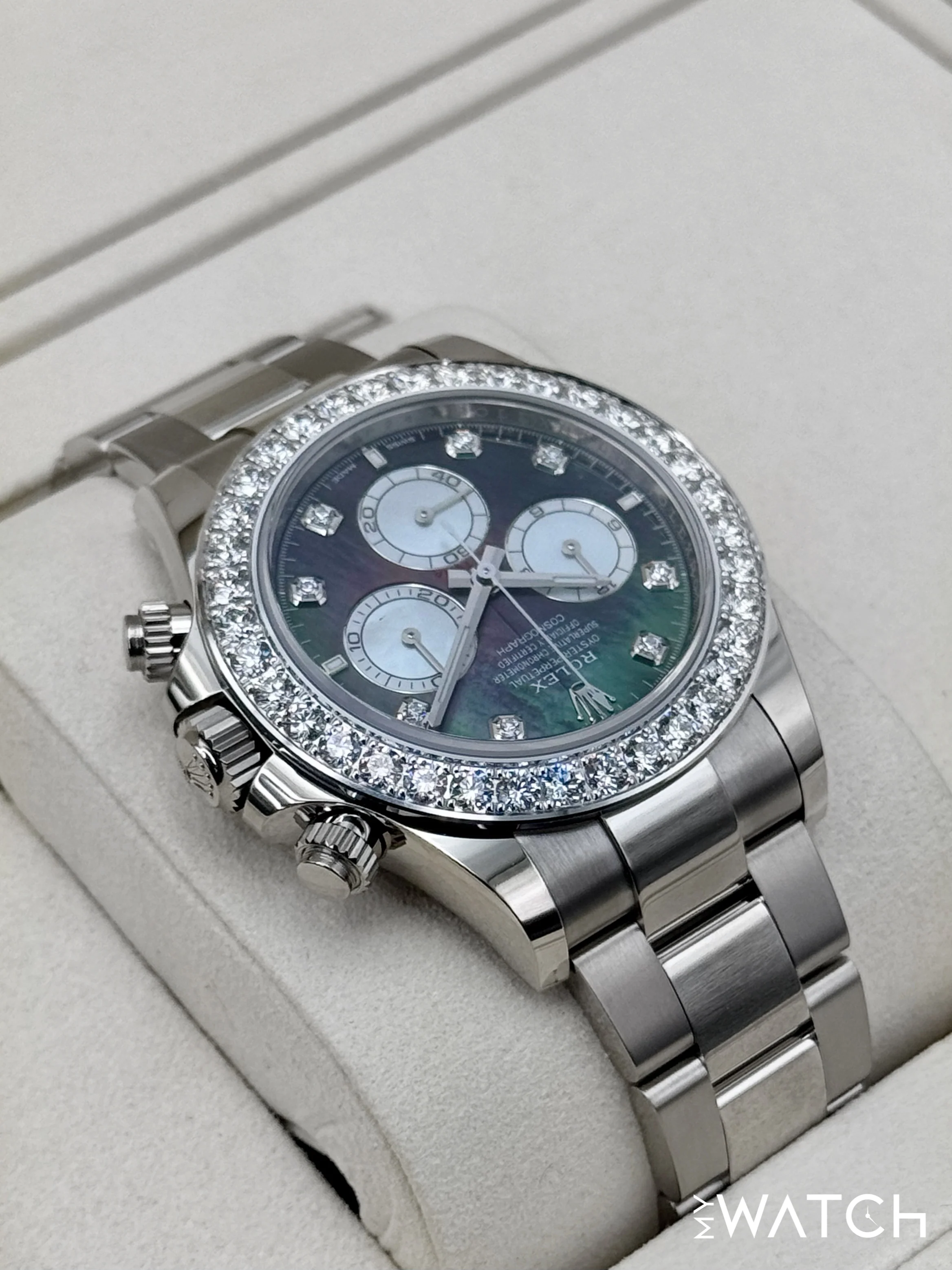 NEW 2025 Rolex Daytona 40mm 126579RBR Mother of Pearl Diamond Dial - Image 8