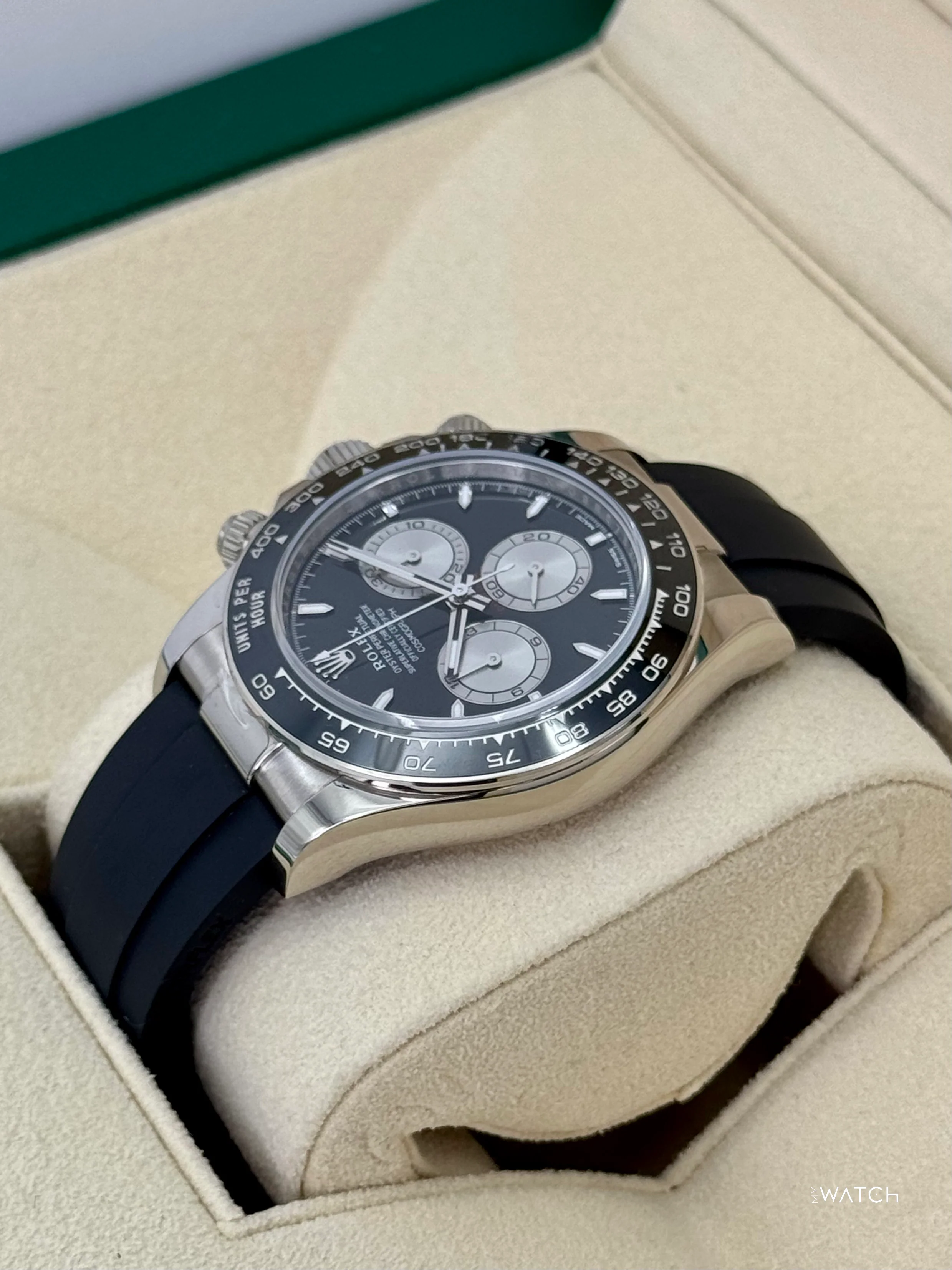 NEW 2025 Rolex Daytona "Baby Le Mans" 40mm 126519LN White Gold Black Dial - Image 7