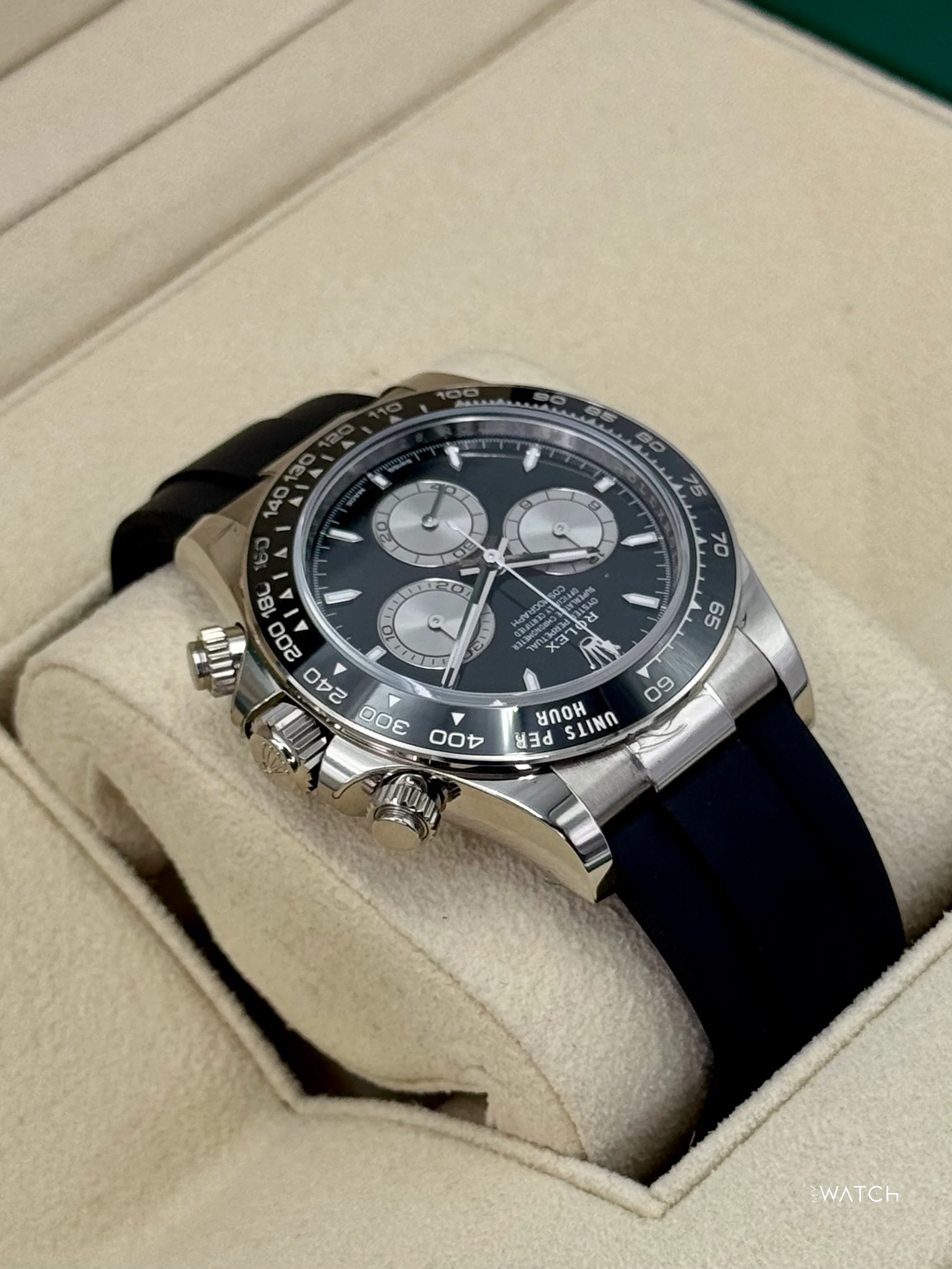 NEW 2025 Rolex Daytona "Baby Le Mans" 40mm 126519LN White Gold Black Dial - Image 8