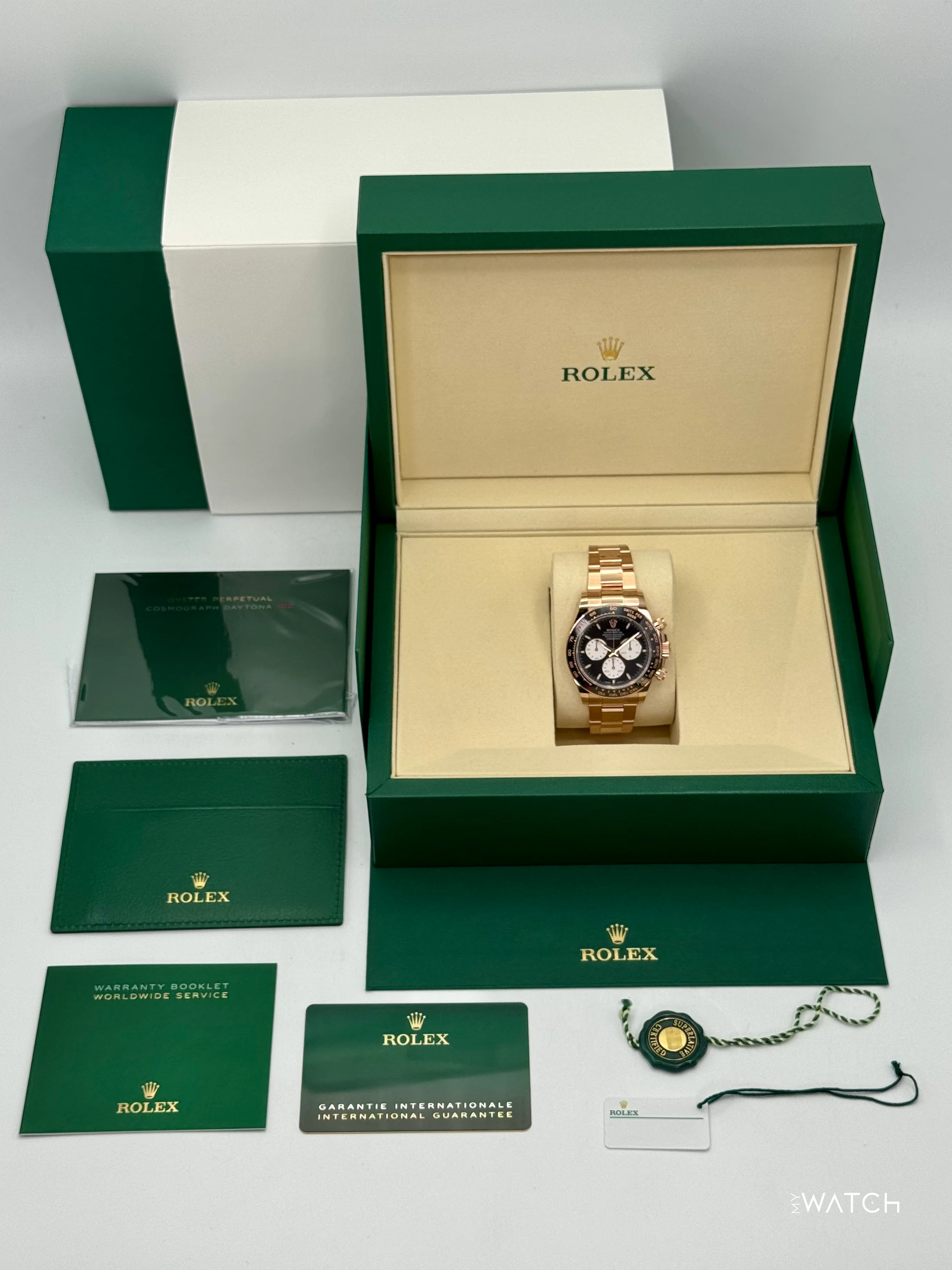 NEW 2025 Rolex Daytona "Le Mans" 40mm 126525LN Rose Gold Black Dial - Image 10