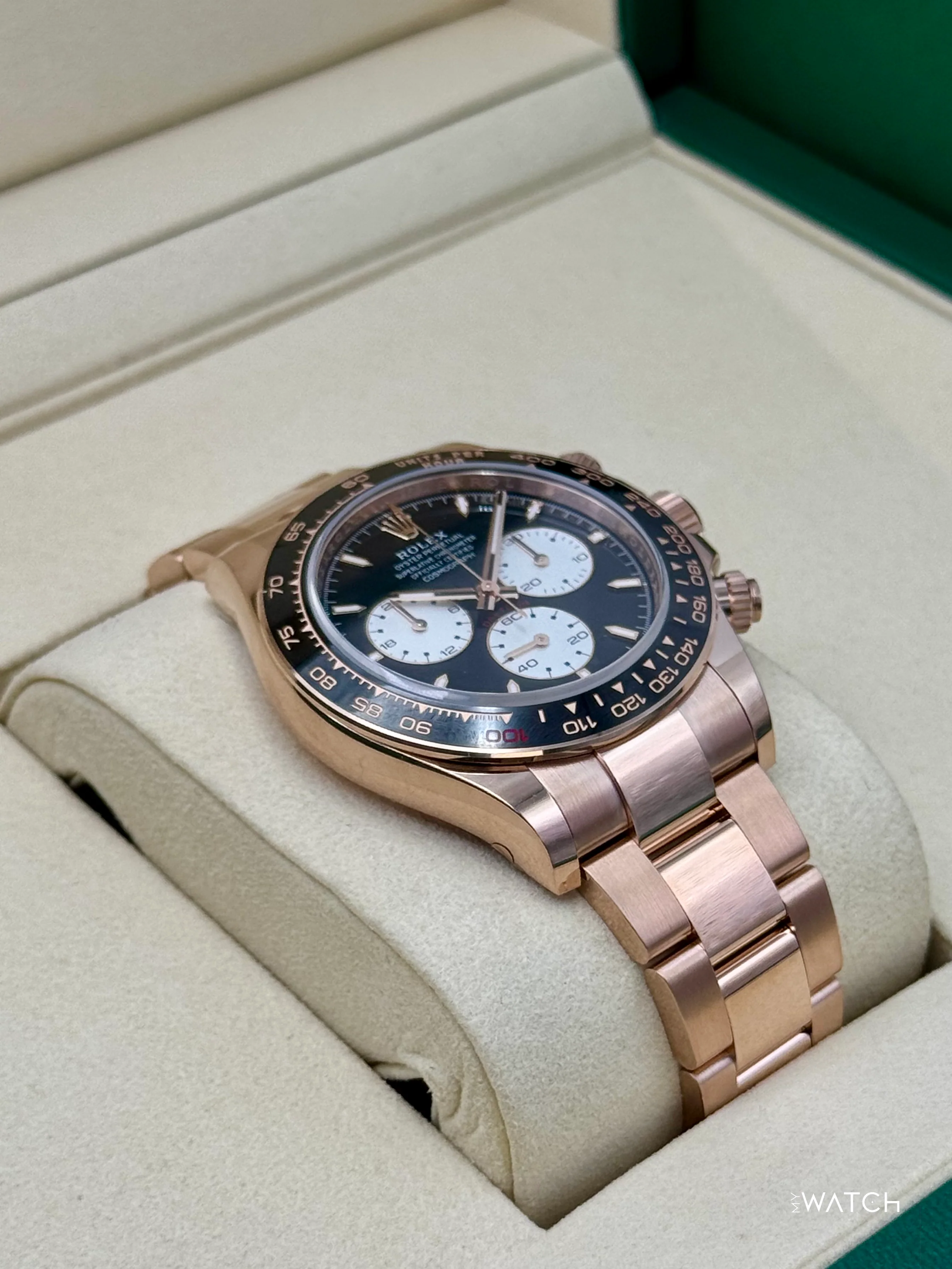 NEW 2025 Rolex Daytona "Le Mans" 40mm 126525LN Rose Gold Black Dial - Image 6