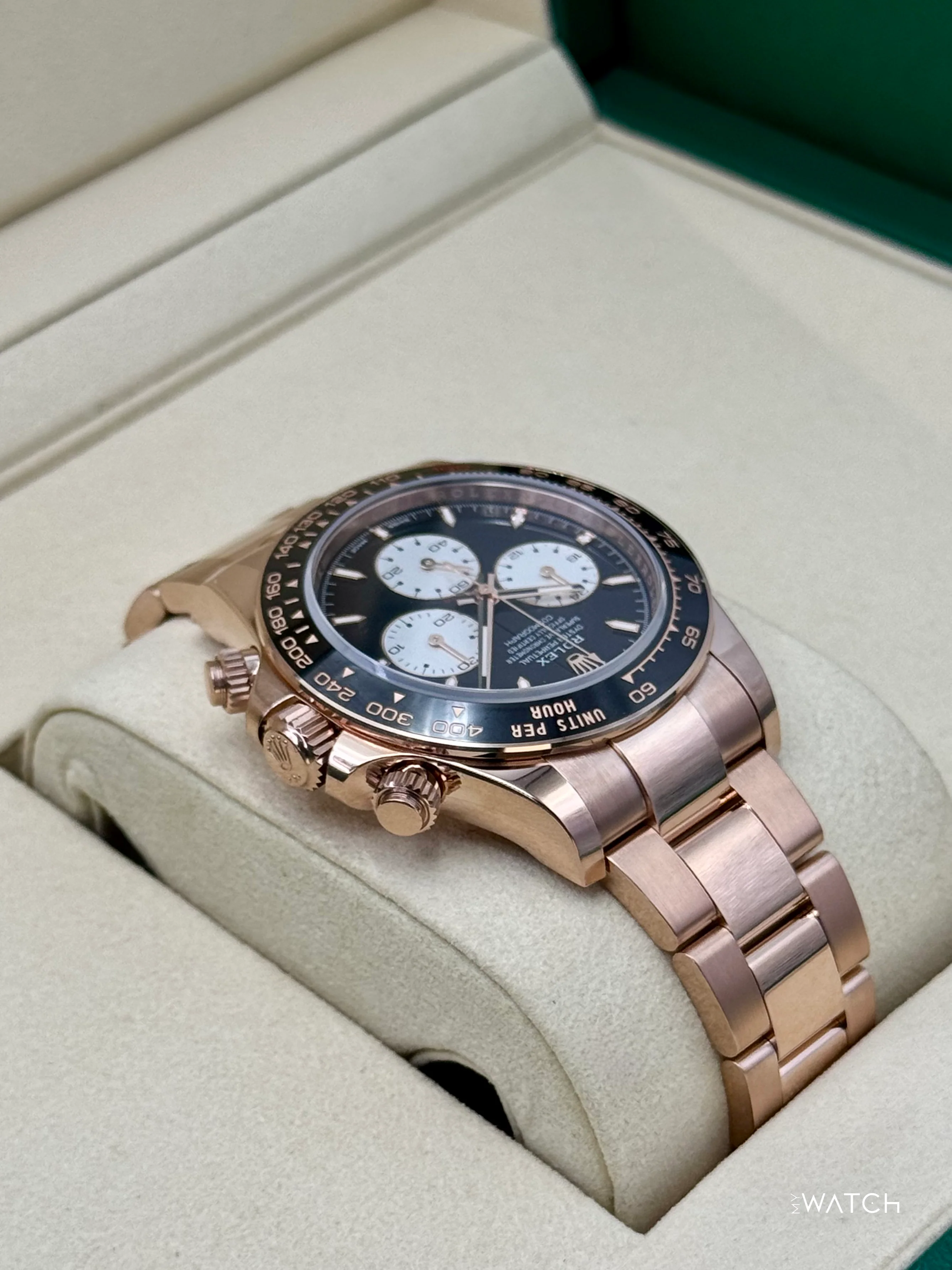 NEW 2025 Rolex Daytona "Le Mans" 40mm 126525LN Rose Gold Black Dial - Image 8