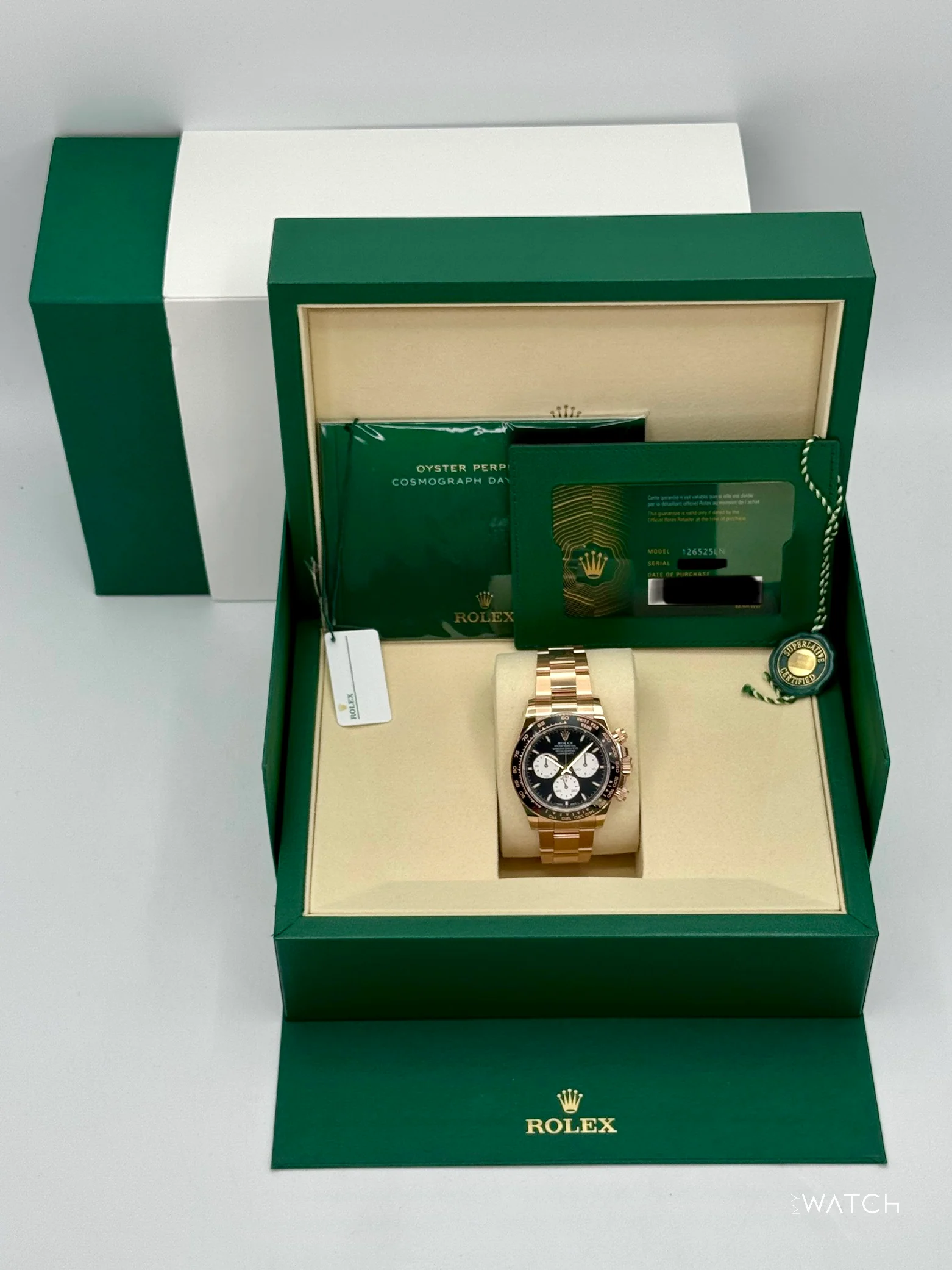 NEW 2025 Rolex Daytona "Le Mans" 40mm 126525LN Rose Gold Black Dial - Image 9