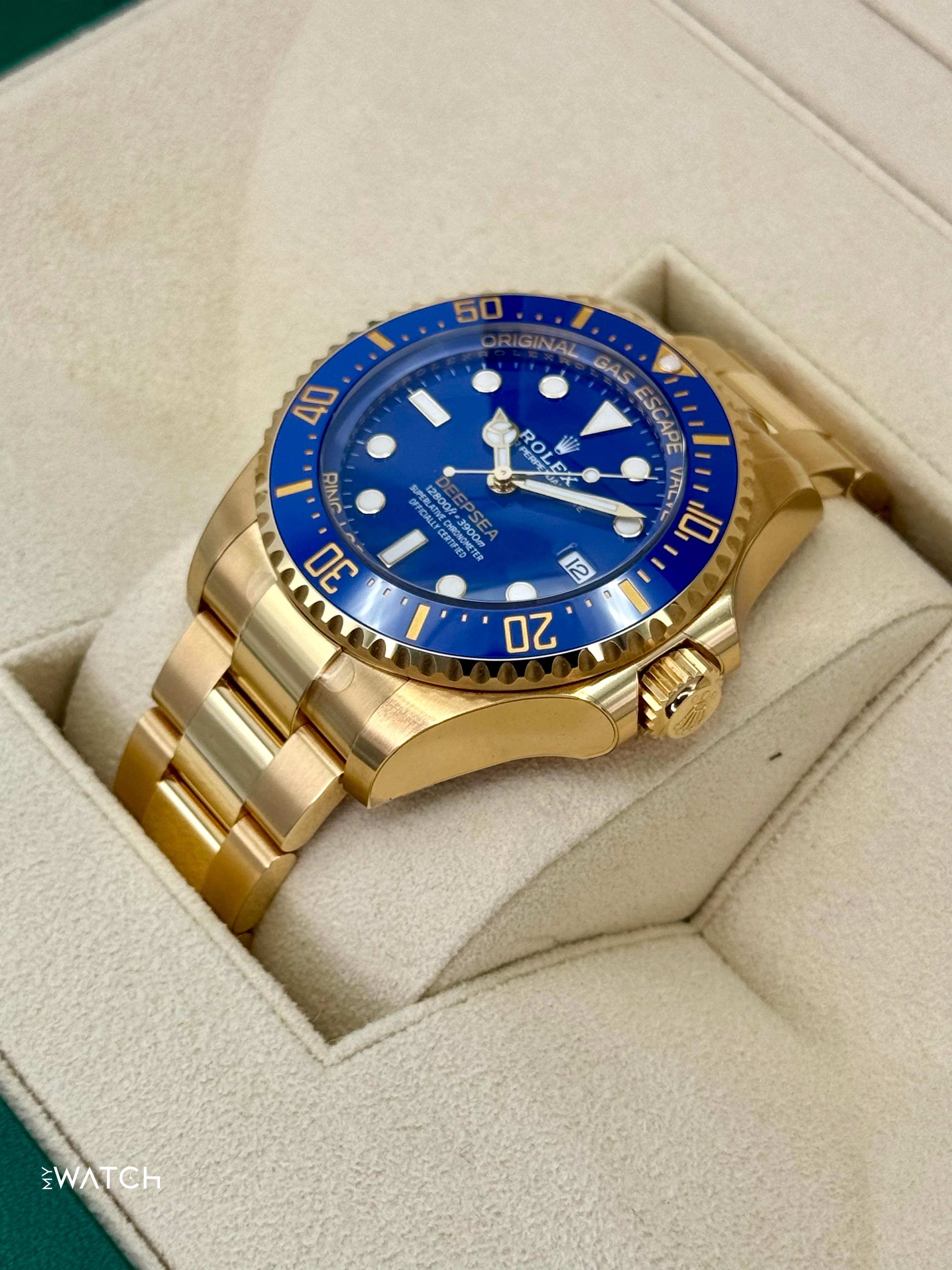 NEW 2025 Rolex Deepsea 44mm 136668LB Yellow Gold Blue Dial (STICKERED) - Image 5